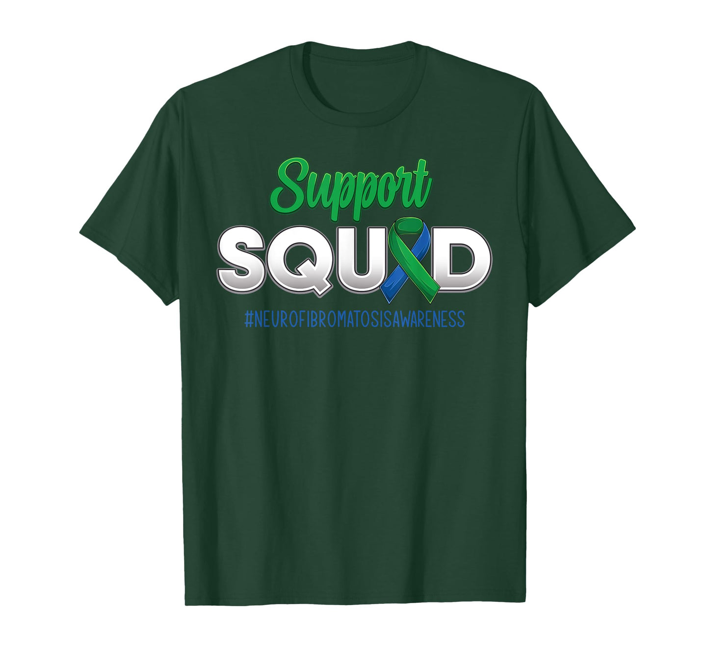 Support Squad Neurofibromatosis Awareness Strong Men Women T-Shirt
