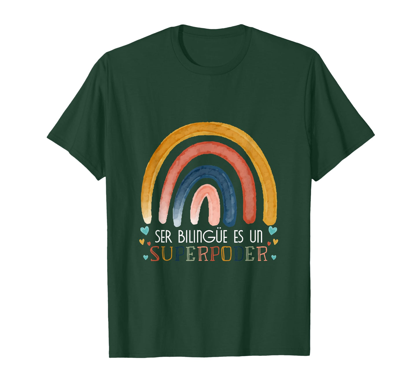 Ser bilingue es un superpoder Spanish Teacher esl Teacher T-Shirt