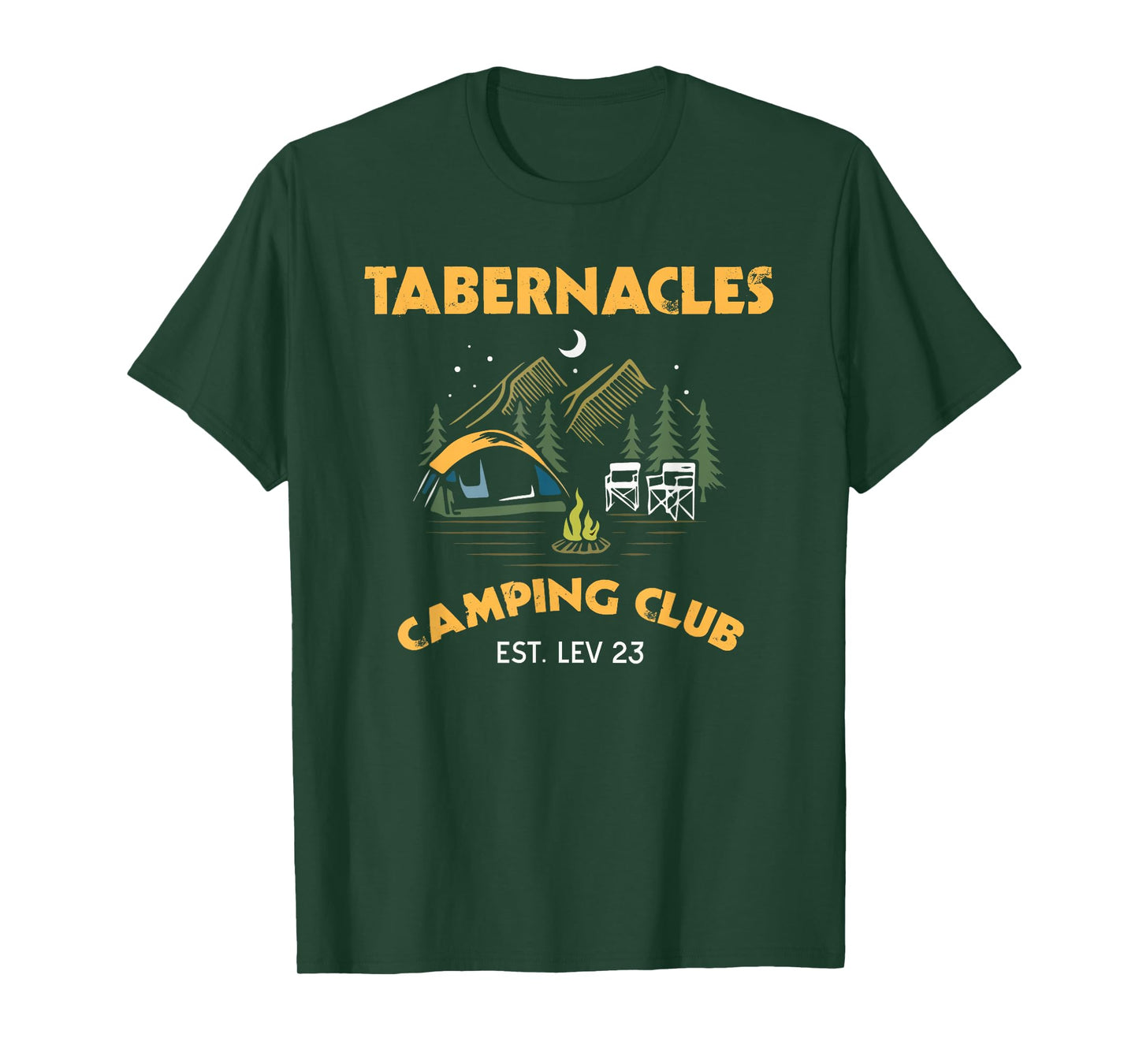 Tabernacles Camping Club Bible Study Sukkot T-Shirt