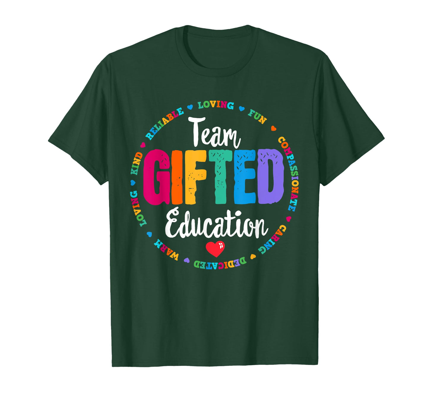 Team Gifted Education Teacher Back To School Appreciation T-Shirt