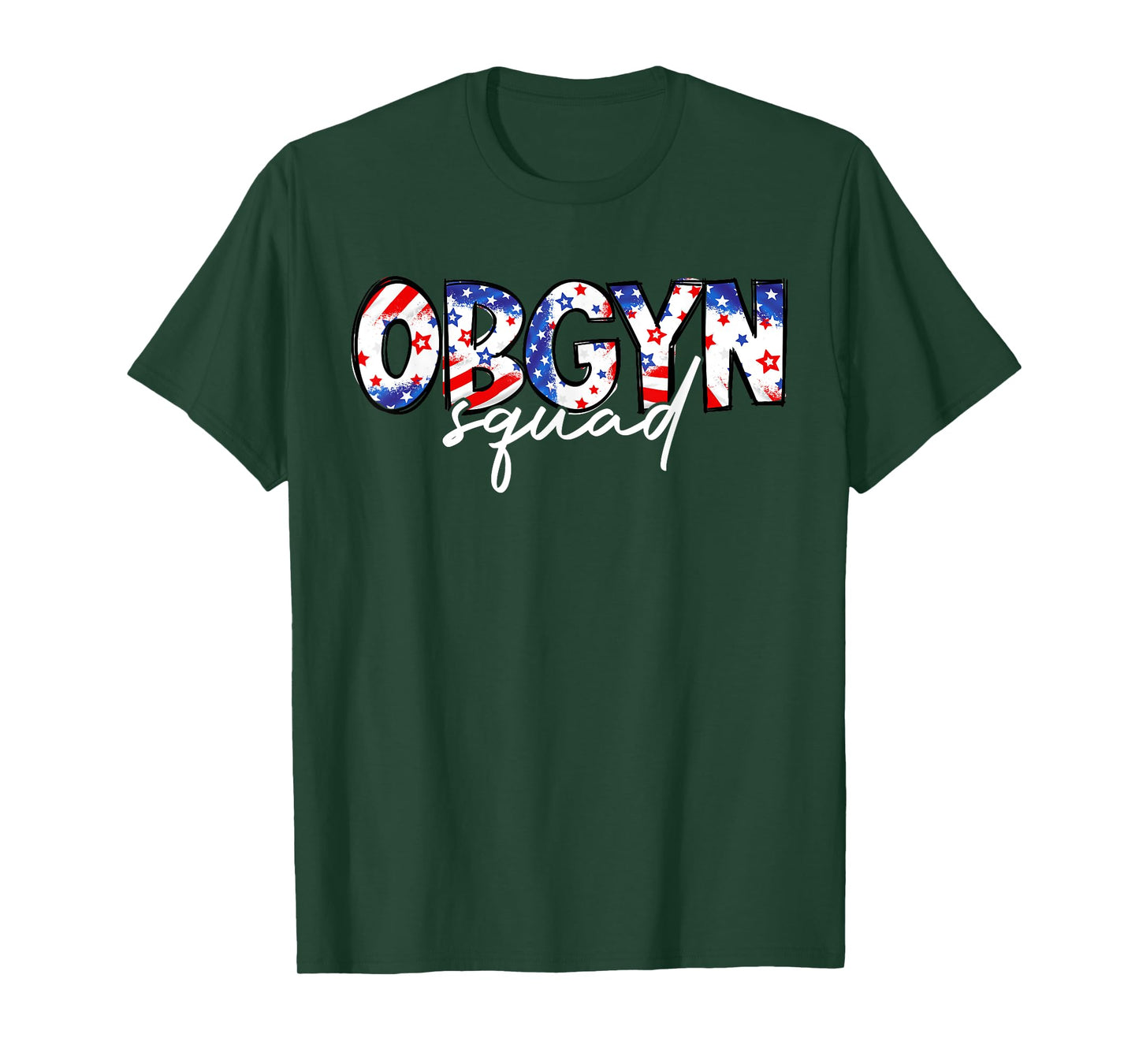 Cute 4th of July Obgyn Squad Obstetrician Gynecologist Nurse T-Shirt