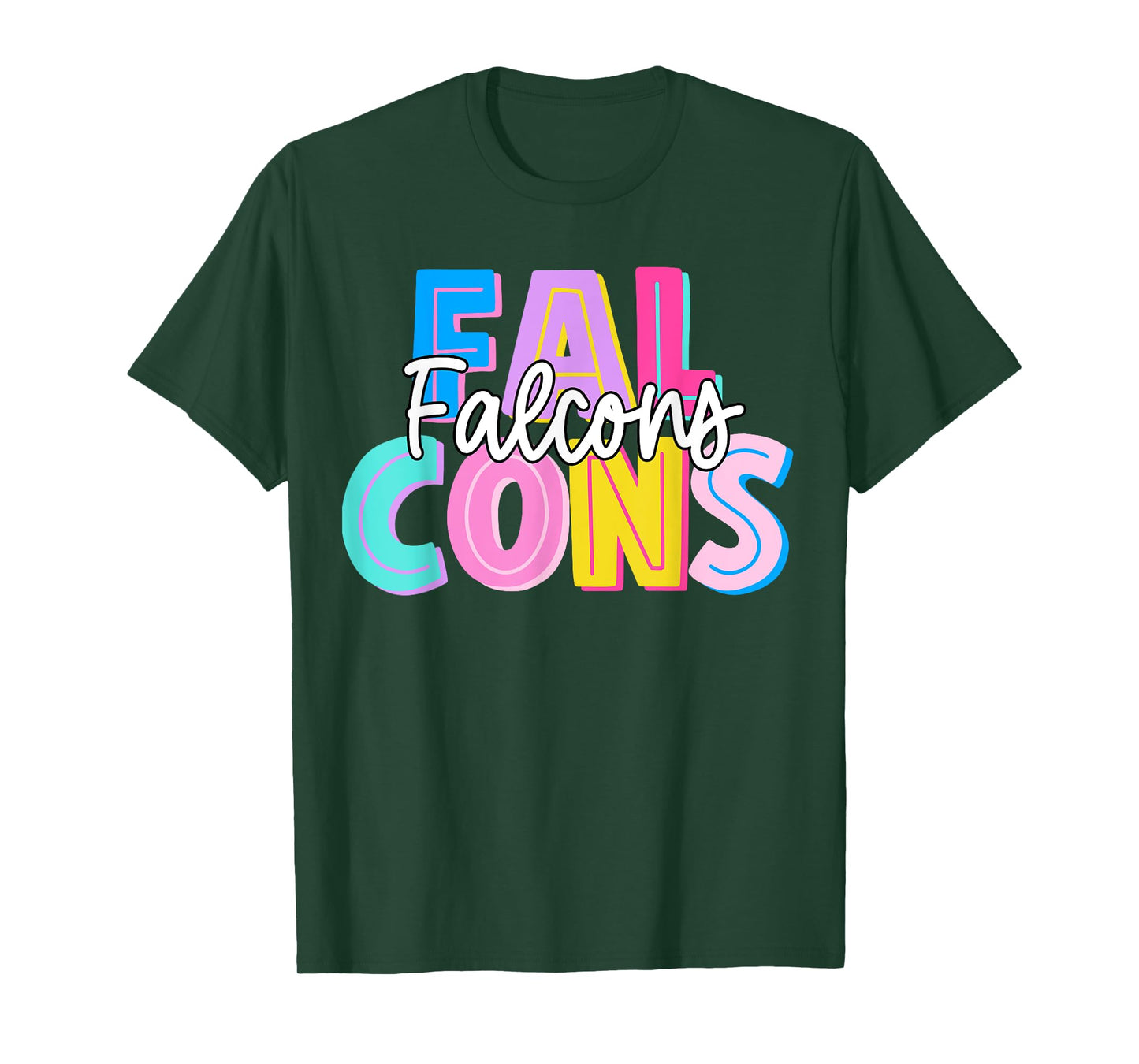Falcons Team Pride School Spirit T-Shirt