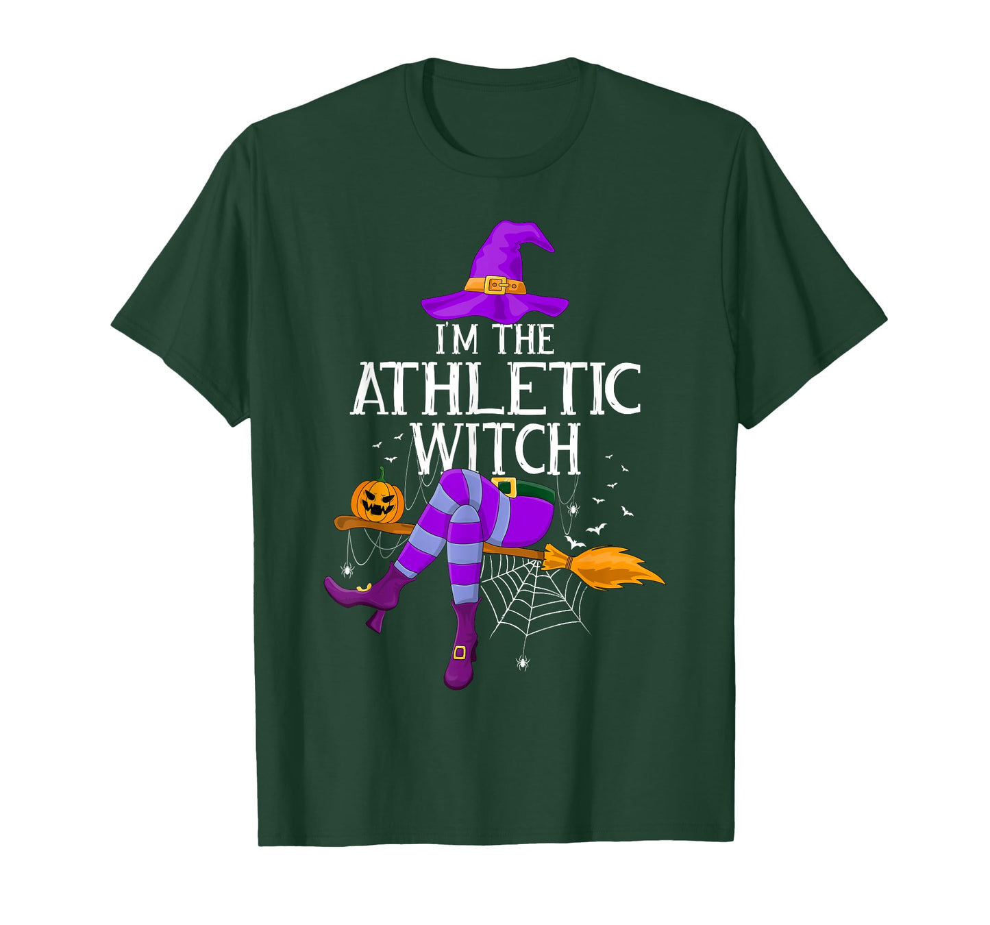 Athletic Witch Matching Family Costume Witch Halloween T-Shirt