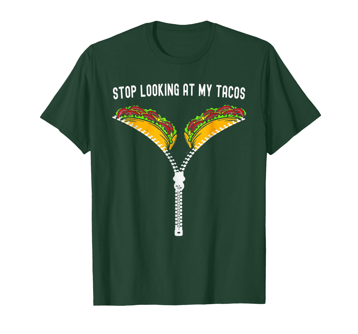 Cute Mexican Stop Looking At My Tacos Fiesta Cinco De Mayo T-Shirt
