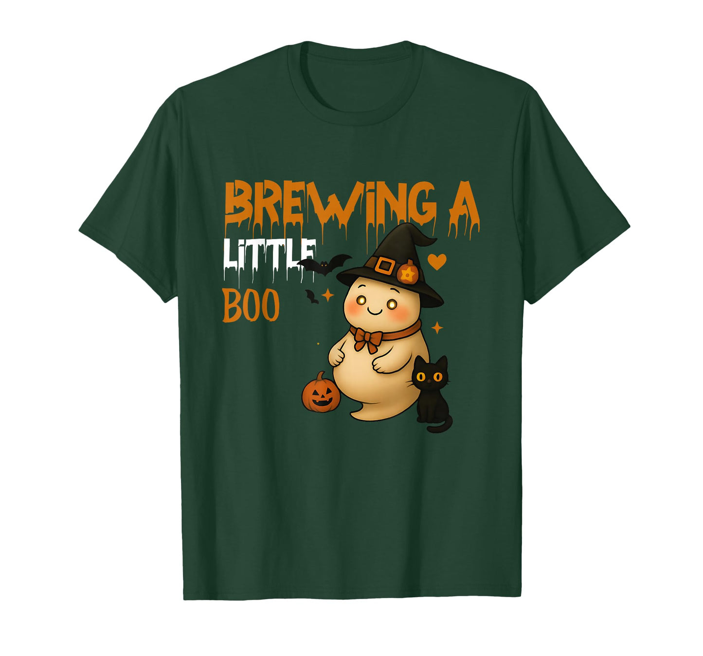 Happy Halloween Pregnant Baby Skeleton Spooky Season New Mom T-Shirt