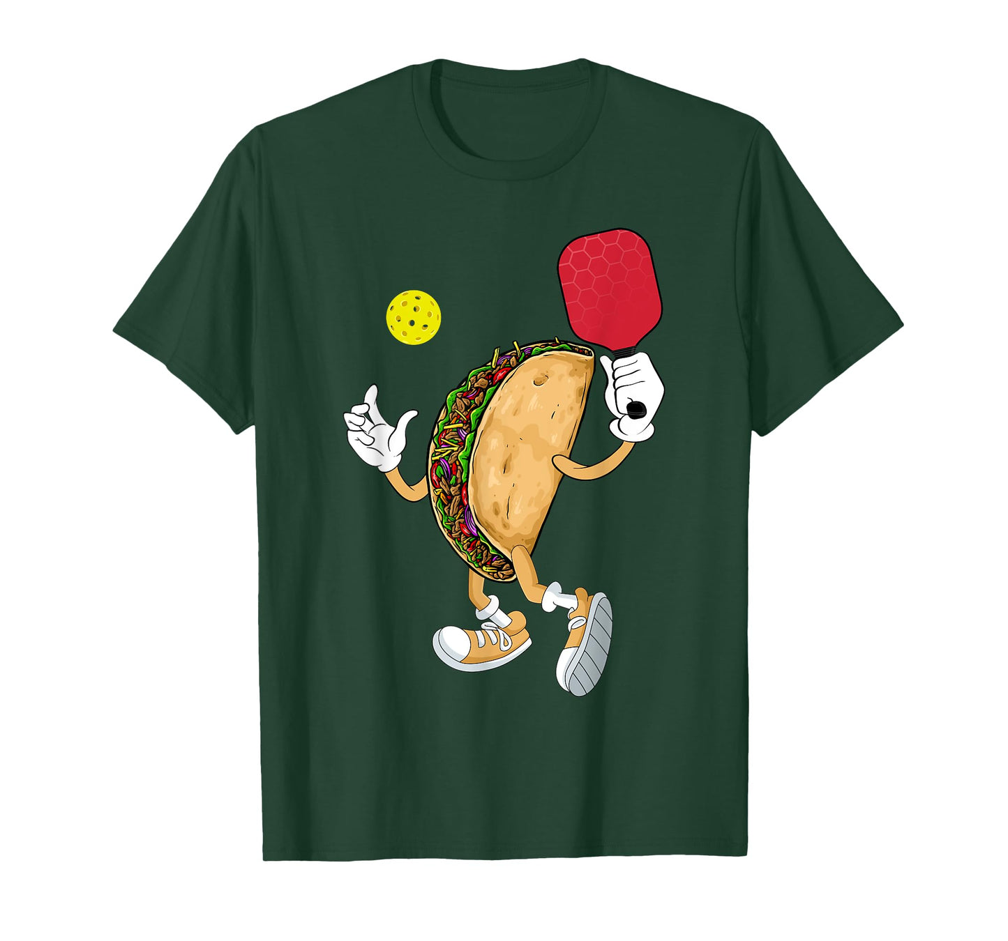 Mexico Taco Pickleball Player Sports Lover Cinco De Mayo Men T-Shirt