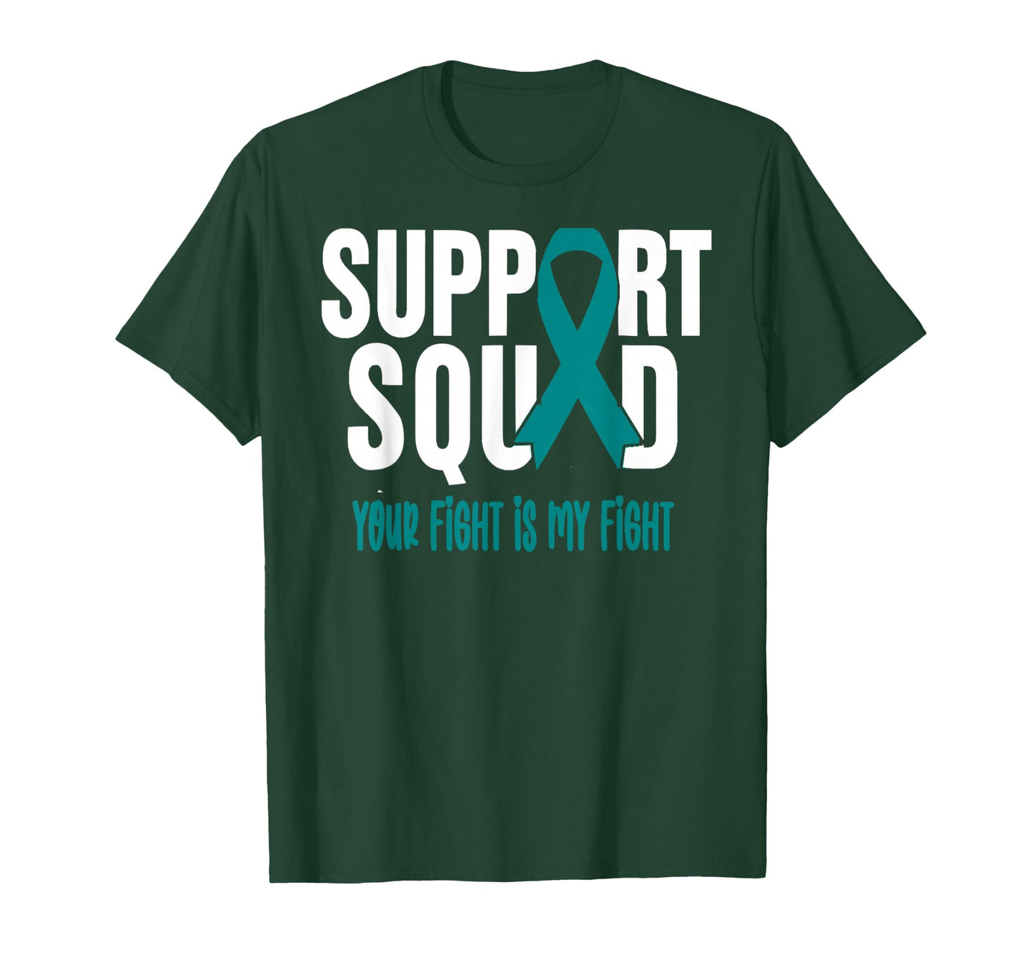 Ovarian Cancer Support Squad Ovarian Cancer Awareness T-Shirt