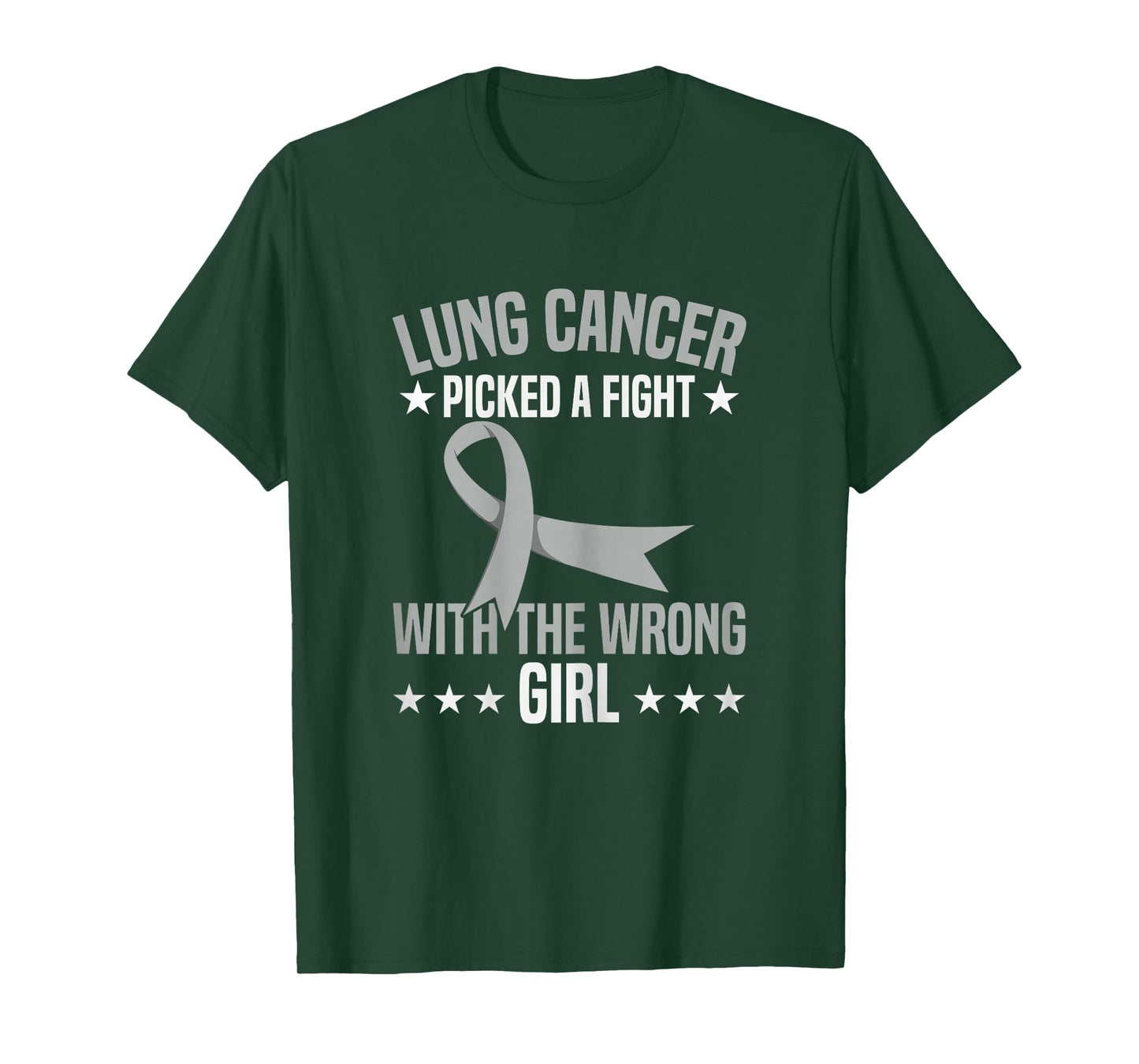 Lung Cancer Picked A Fight With The Wrong Girl T-Shirt