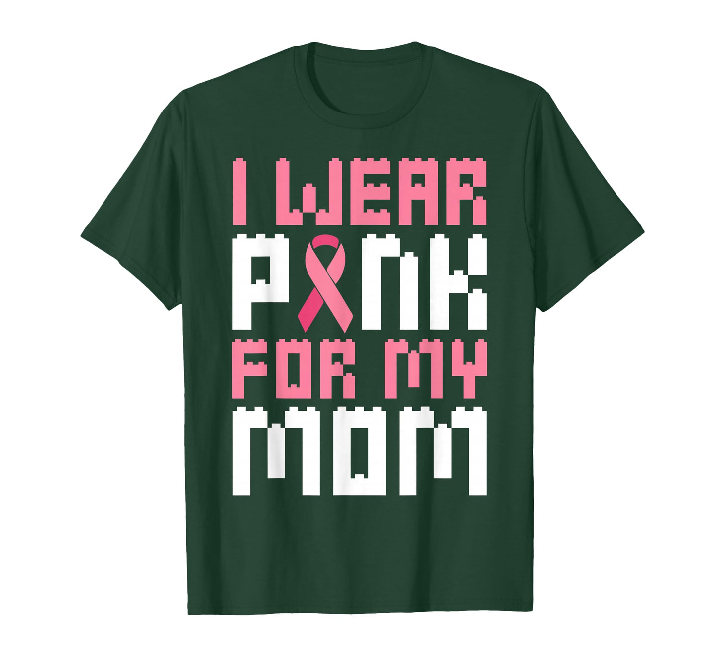 I Wear Pink for My Mom Breast Cancer Awareness Boys T-Shirt