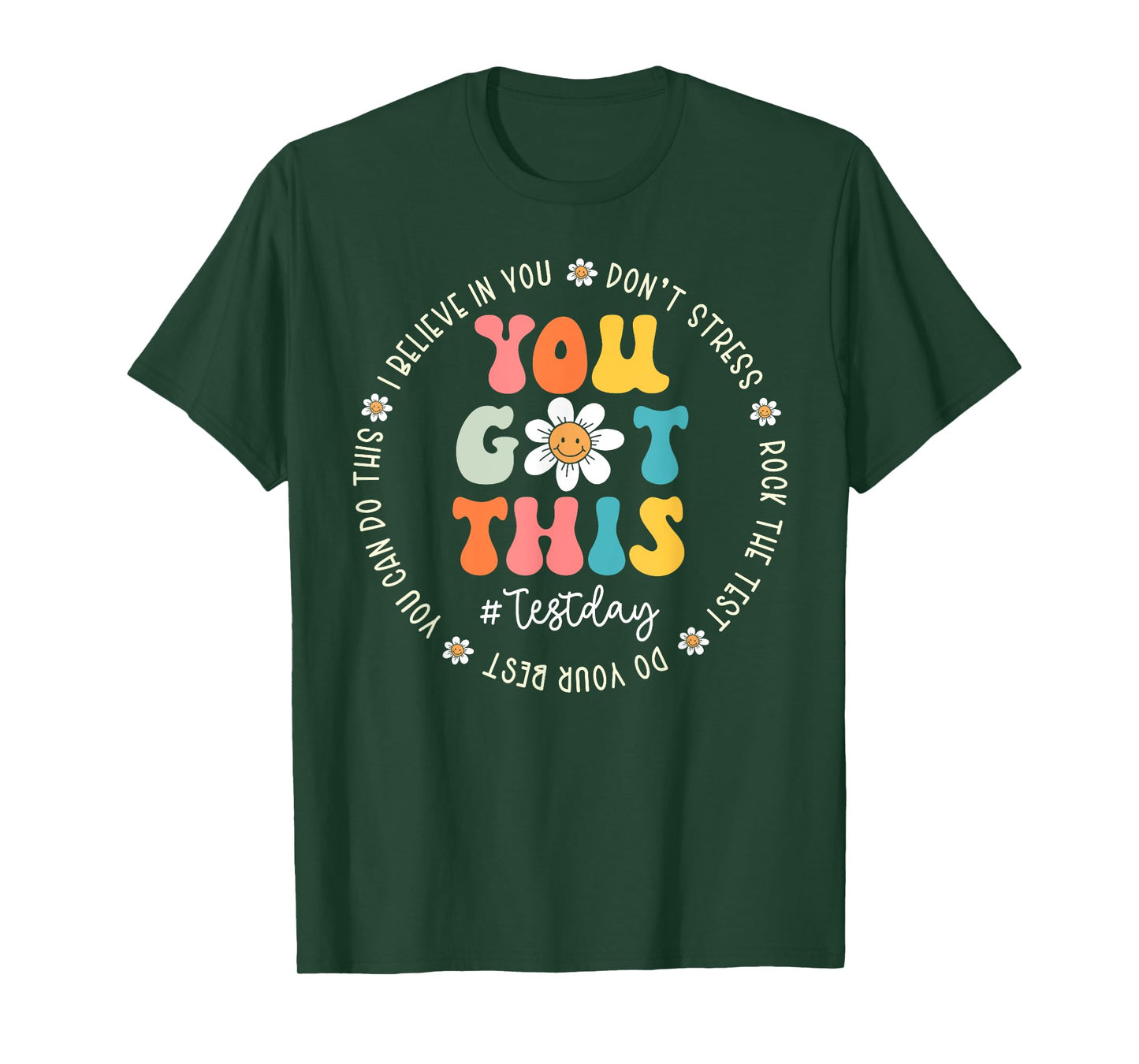 Test Day Rock The Test Teacher Testing Day You Got This T-Shirt