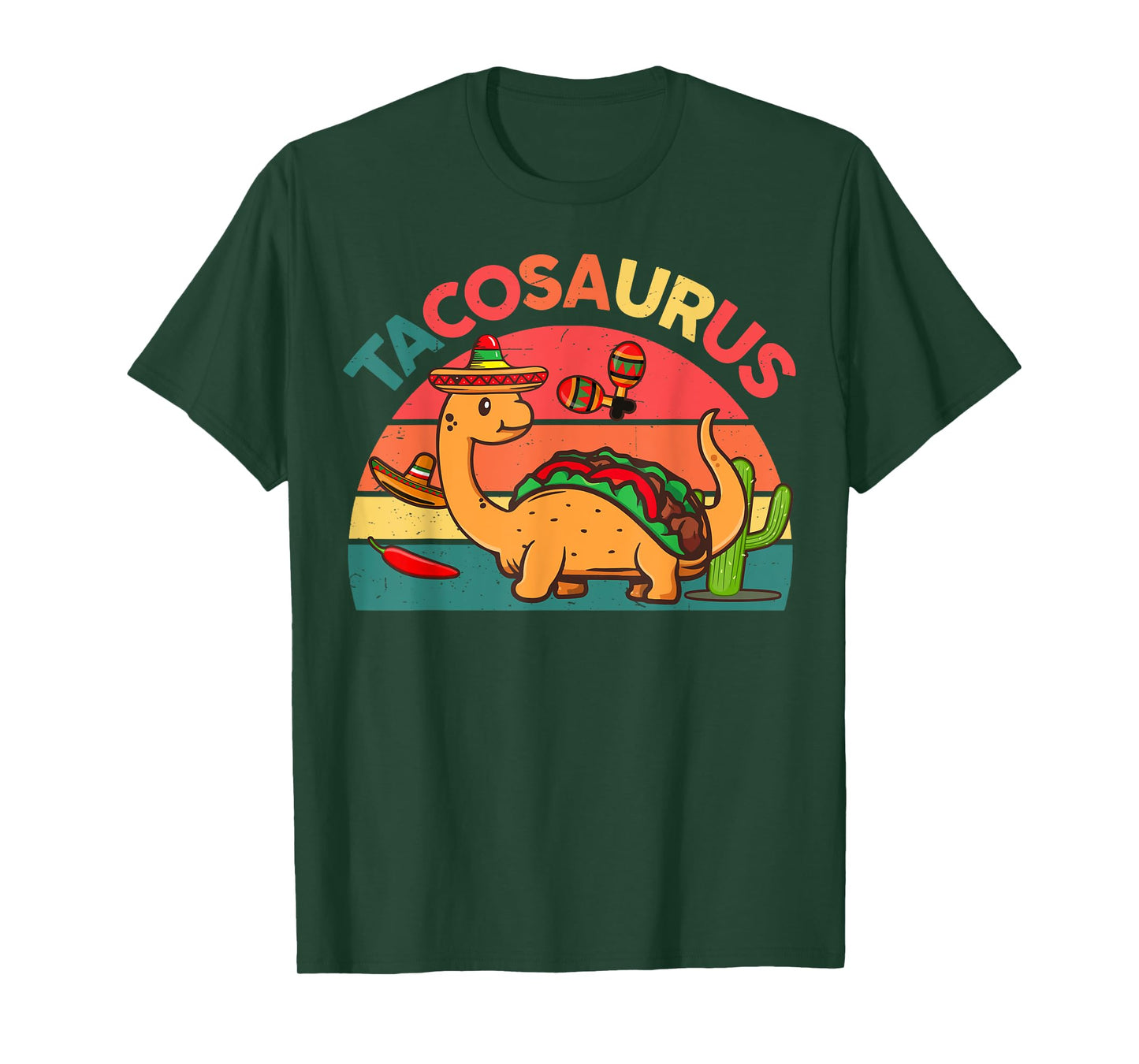 Cute Taco Shirt Kids Toddler Tacosaurus Dinosaur T-rex Taco T-Shirt
