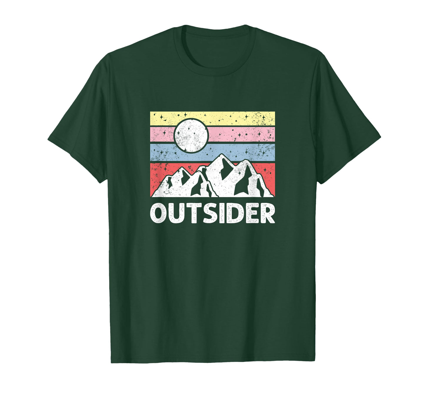 Outsider - Retro Mountain Hiking Outdoor Lover T-Shirt