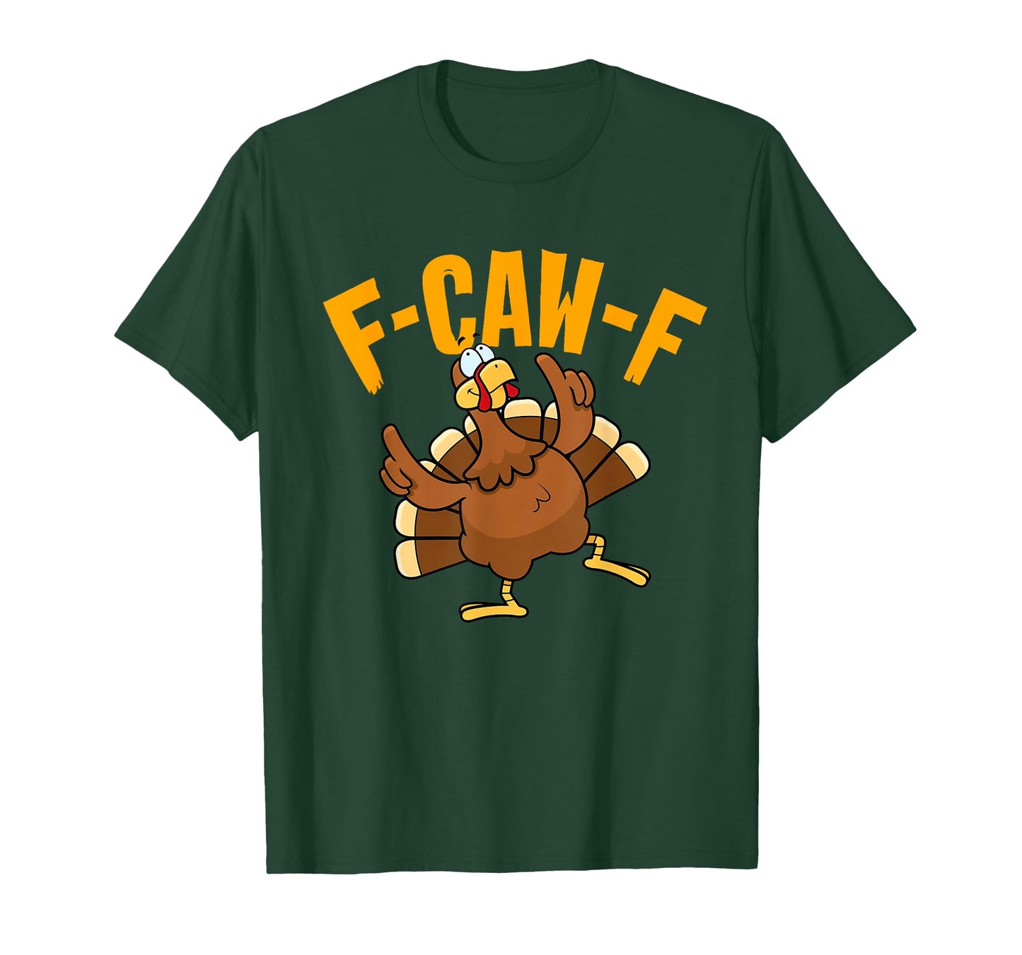 F-Caw-F Funny Turkey Thanksgiving Matching Pijama T-Shirt