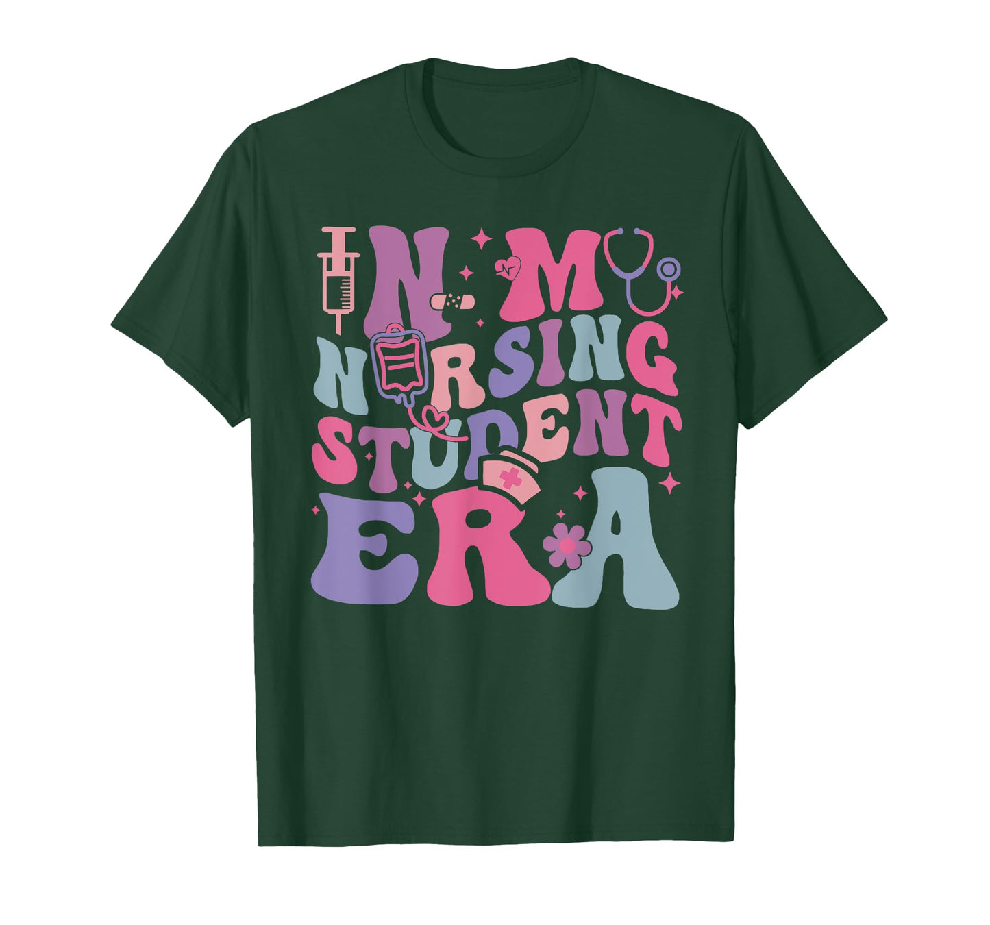 In My Nursing Student Era Nurse Back To School First Day T-Shirt