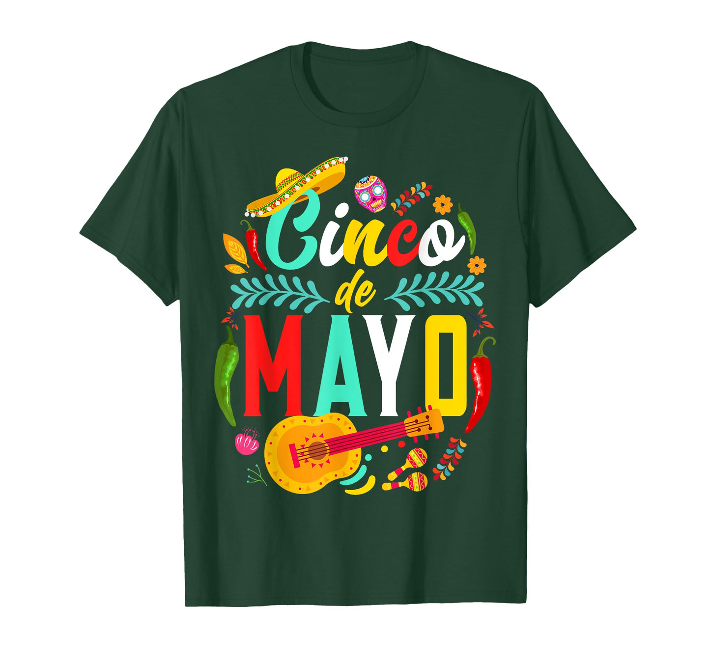 Cinco De Mayo Mexican Fiesta celebrate 5 De Mayo May 5 T-Shirt