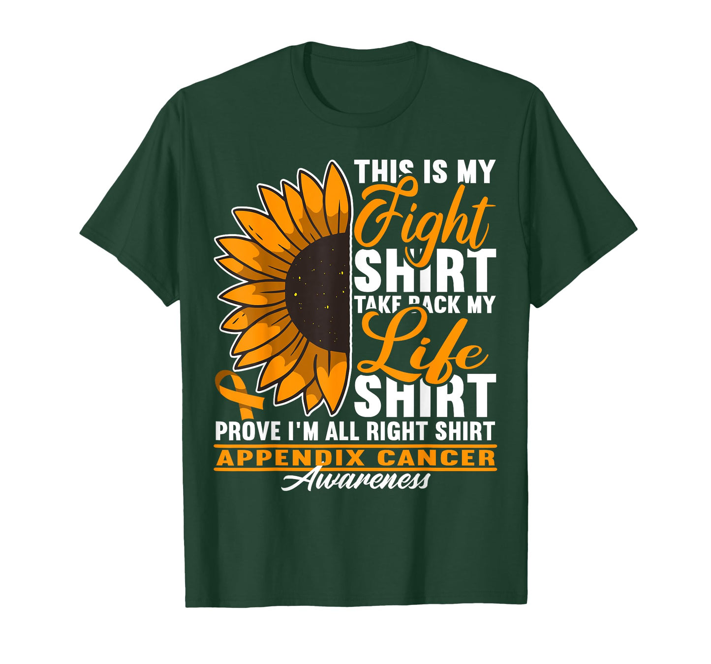 Awareness I Fight Shirt I Appendiceal & Appendix Cancer T-Shirt