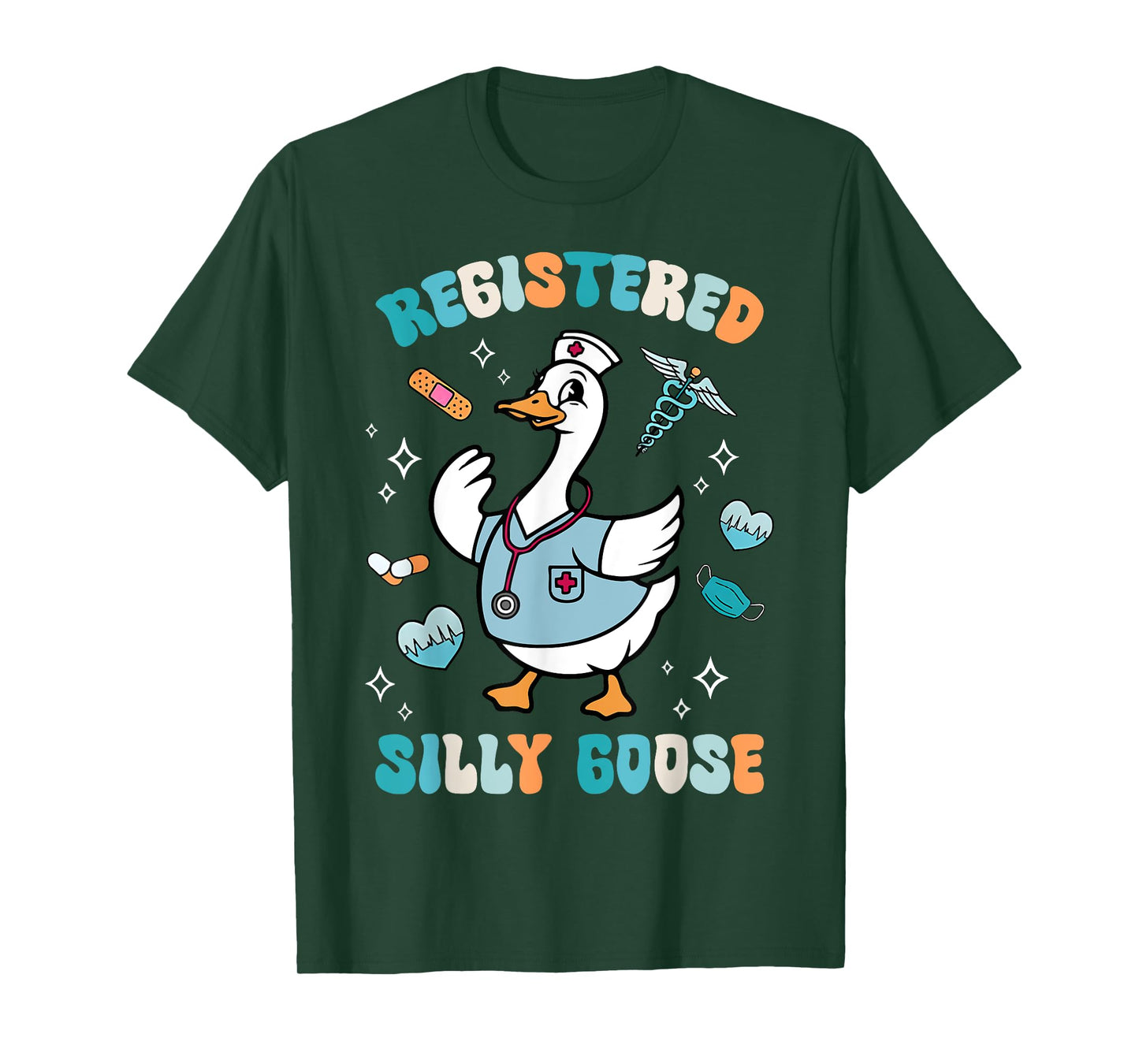 Registered Silly Goose Nursing Student Nurse Practitioner T-Shirt