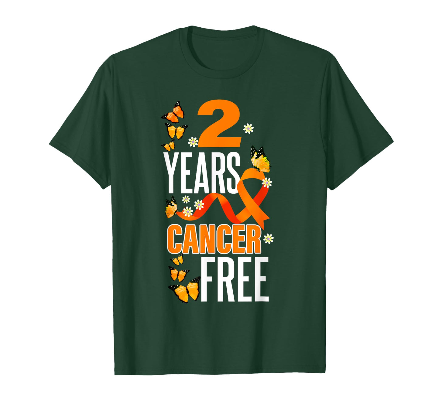 2 Year Cancer Free For Kidney Cancer Awareness T-Shirt