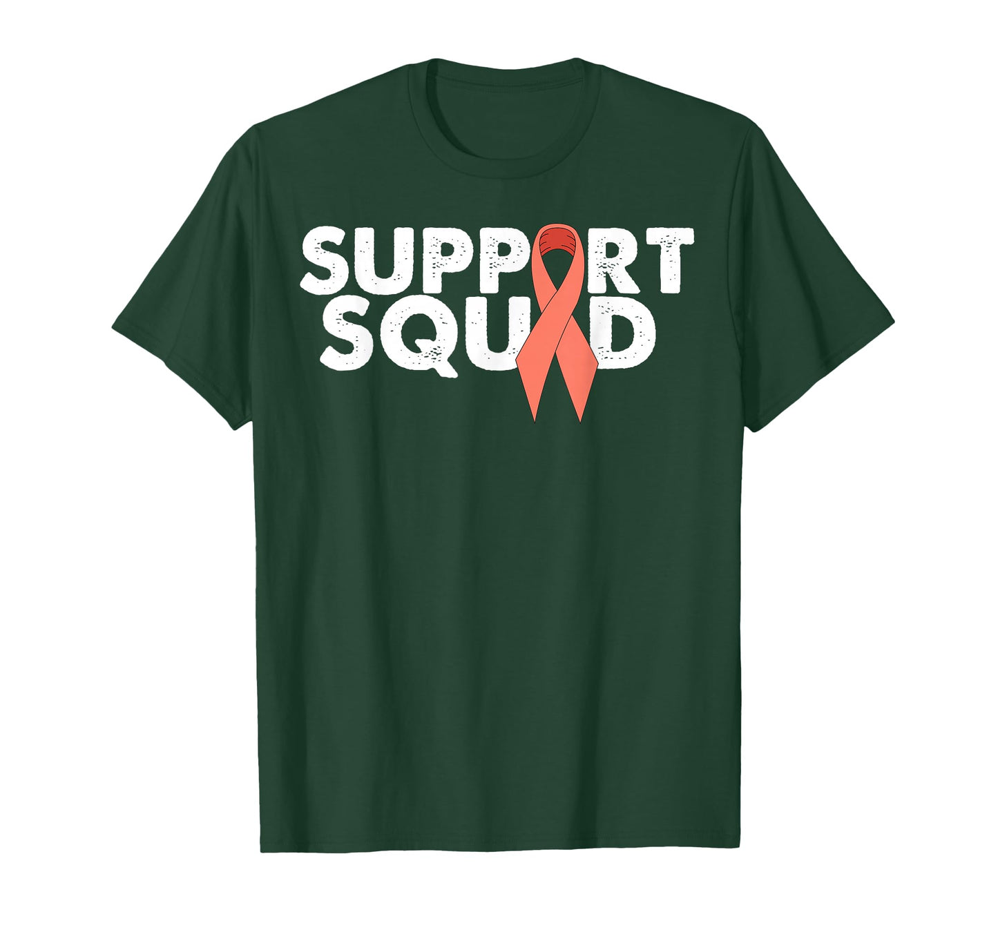 Uterine Cancer Support Ribbon T-Shirt