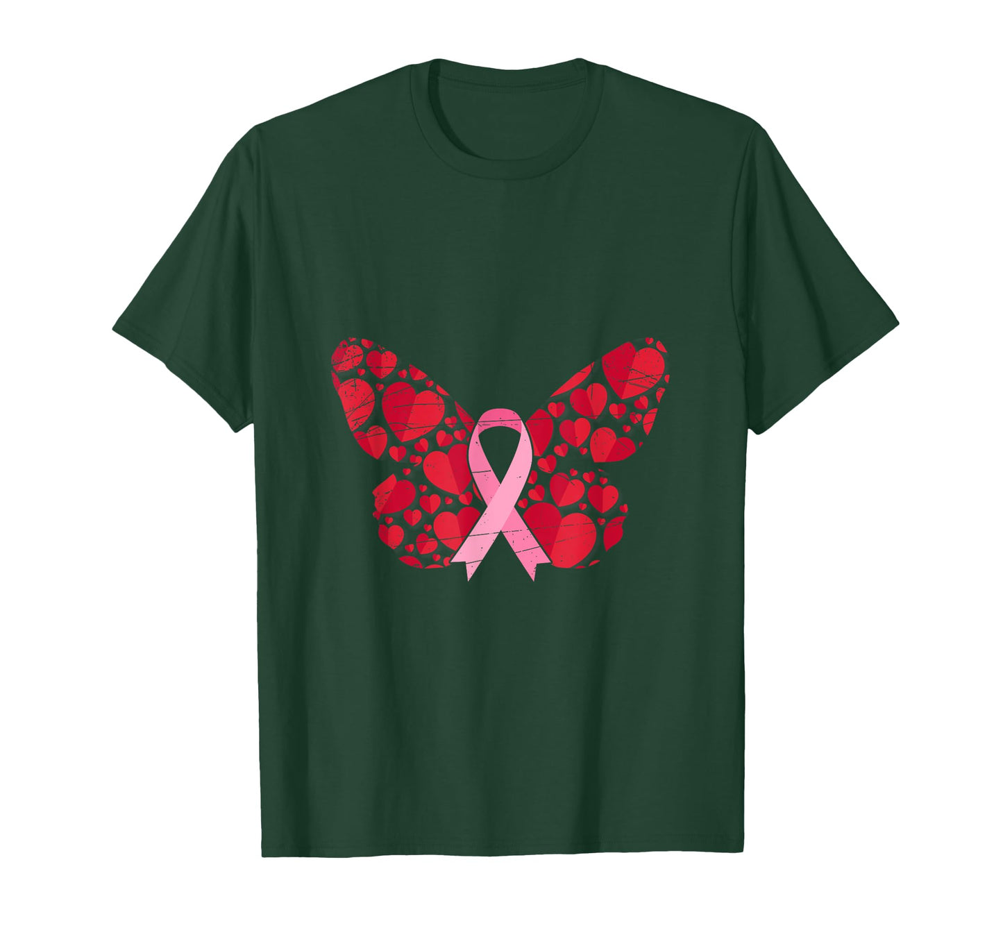 Cancer Survivor Butterfly Women Gift Breast Cancer Awareness T-Shirt