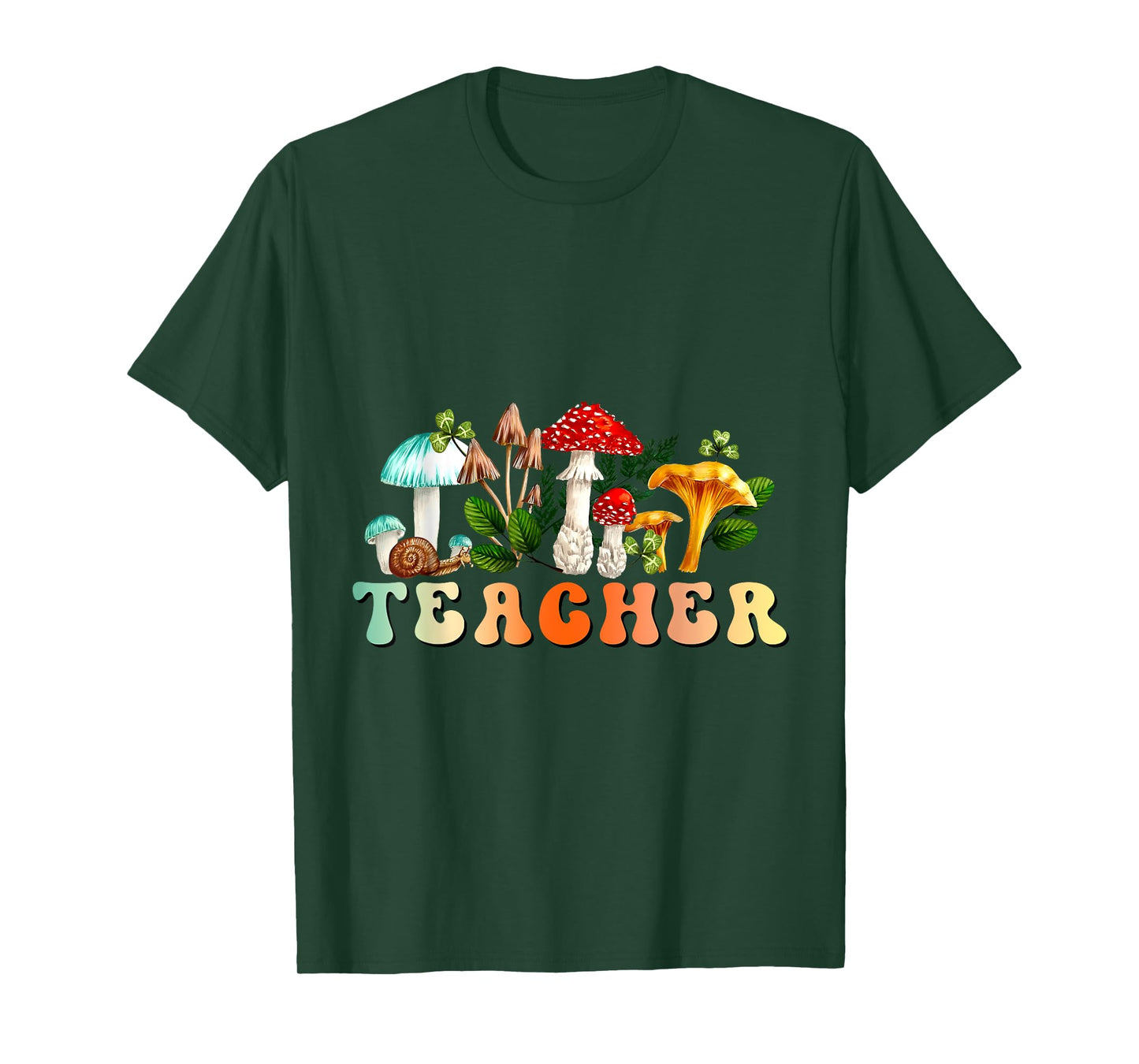 Teacher Mushroom Back To School Appreciation for Teacher T-Shirt