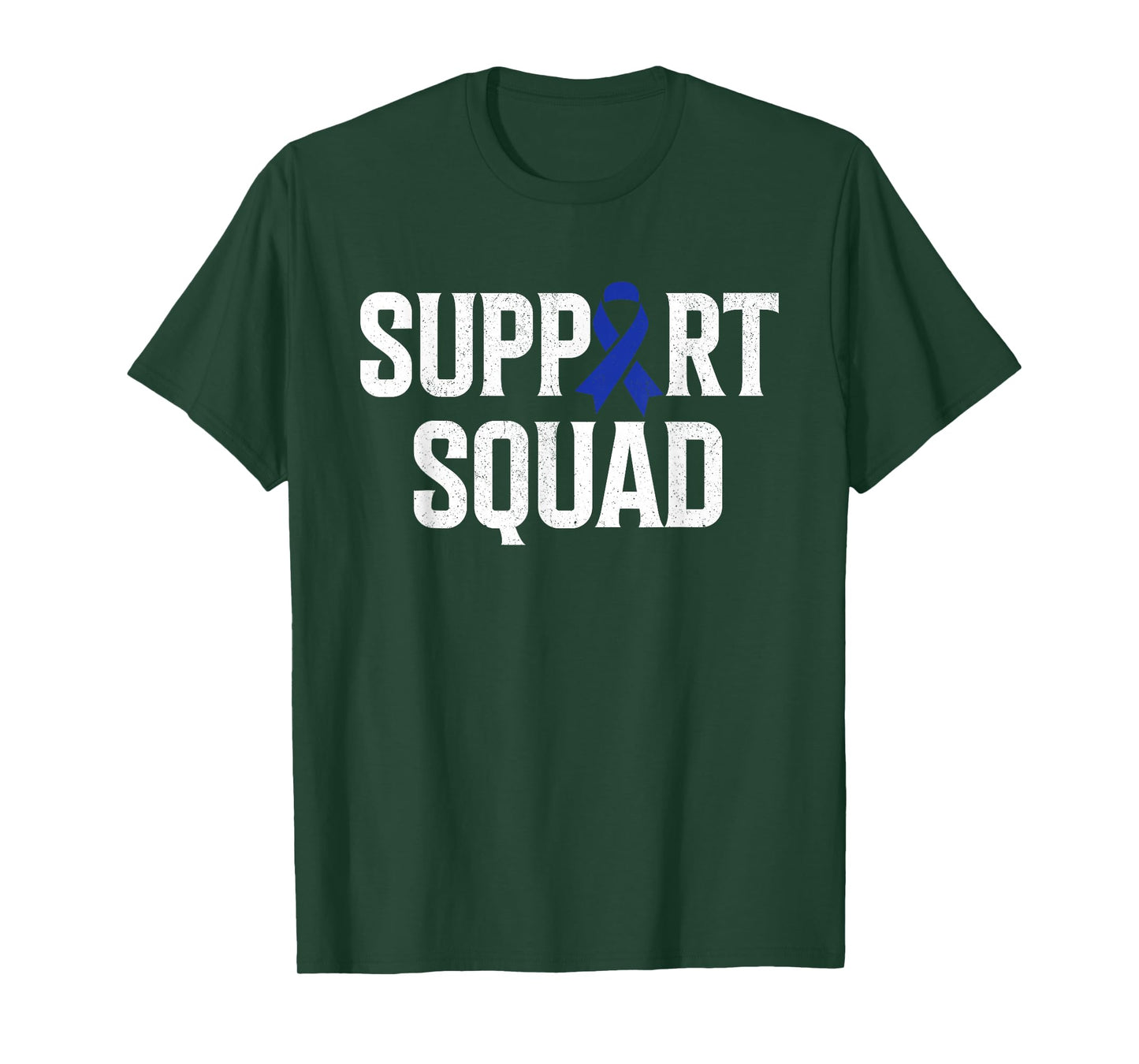 Colon Cancer Support Squad Colorectal Cancer Awareness T-Shirt