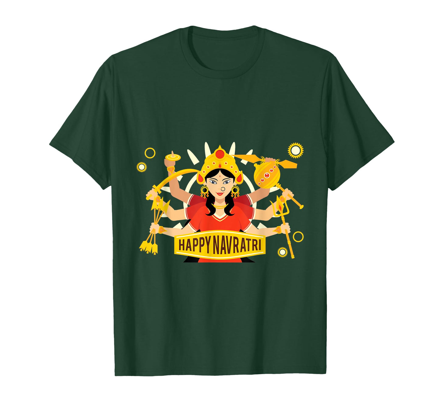 Happy Navratri T-Shirt - Navaratri Tee - Hindu Festival T-Shirt