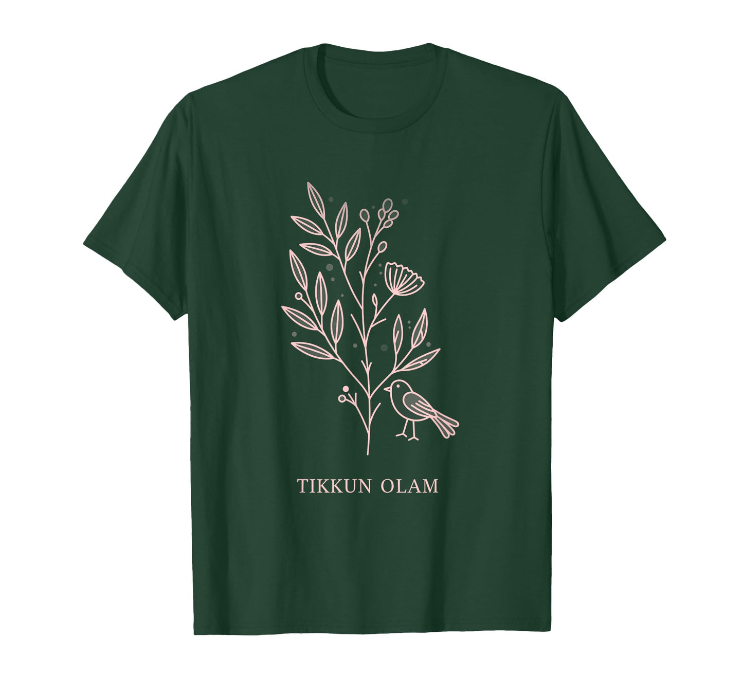 Tikkun Olam Jewish Hebrew Nature Shalom T-Shirt