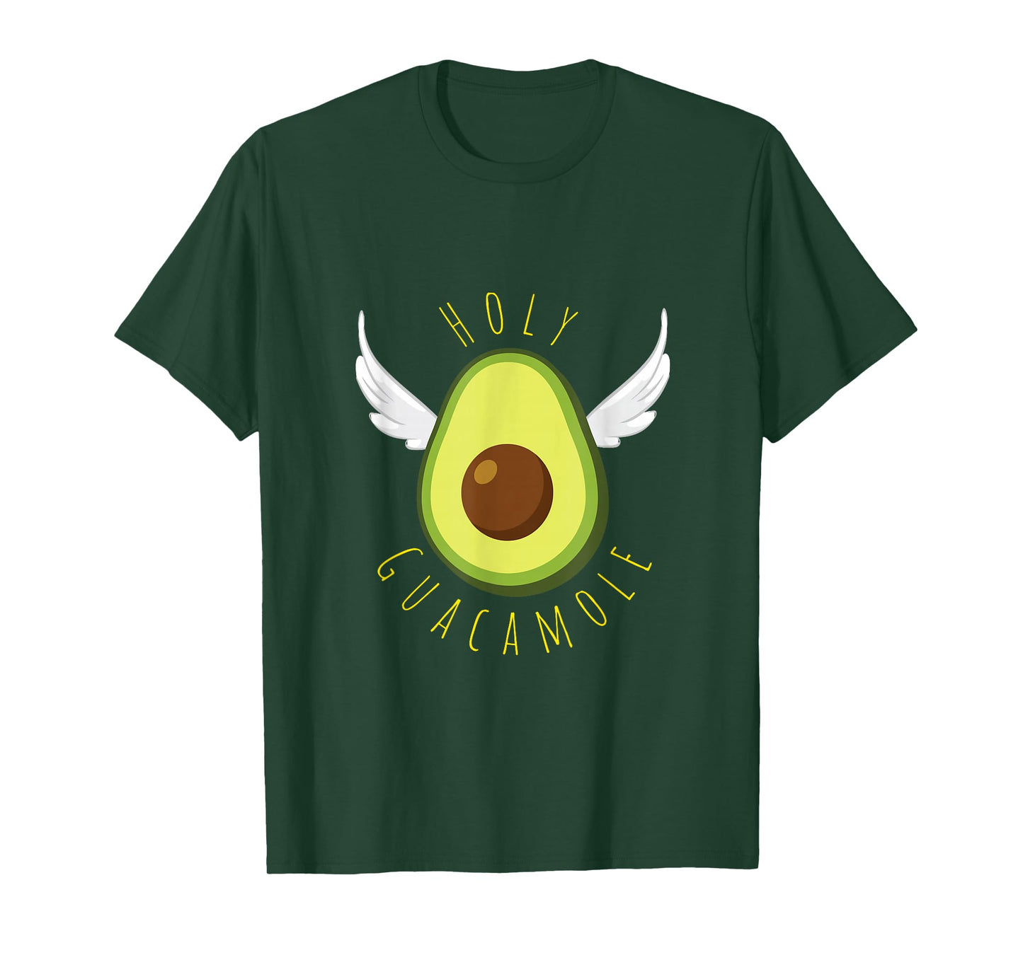 Avocado Dress Angel TShirt Funny Holy Guacamole Pun Tee T-Shirt