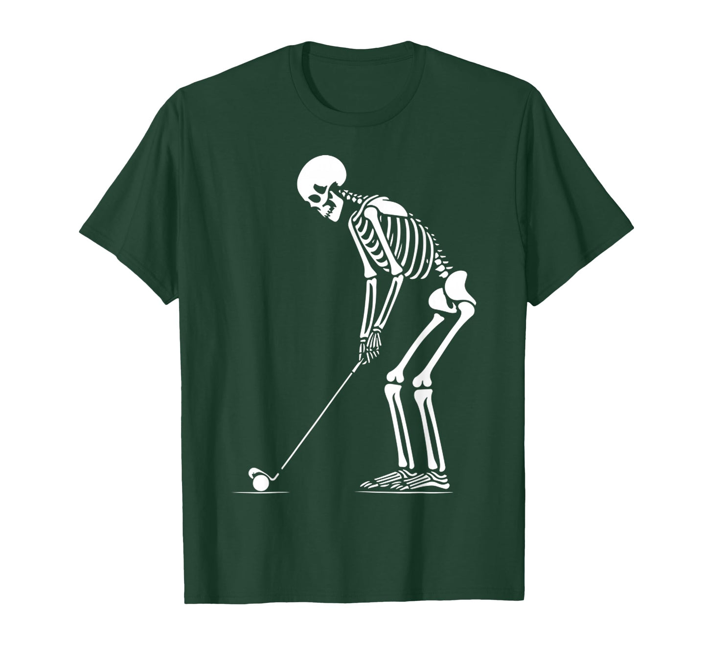 Funny Skeleton Plays Golf Sport Lover T-Shirt