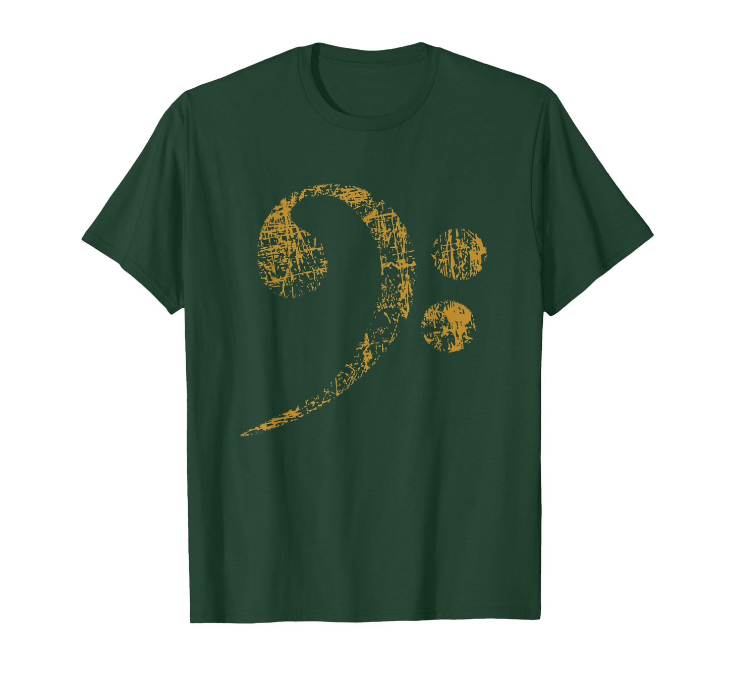 Large Bass Clef Bass Key T-Shirt
