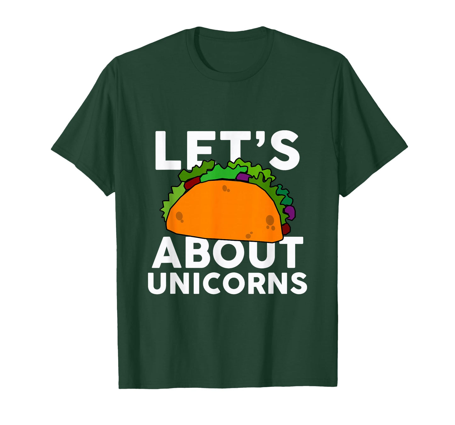 Let's Taco About Unicorns T-Shirt Halloween Costume Shirt T-Shirt