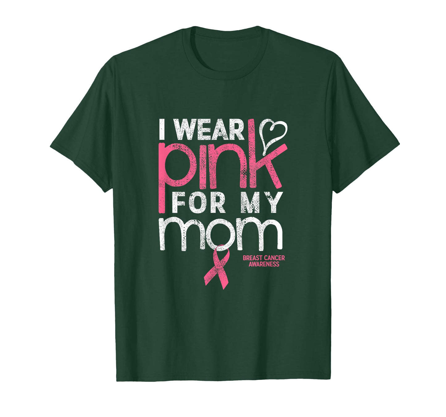Breast Cancer Awareness Shirts Wear Pink Mom Breast Cancer T-Shirt