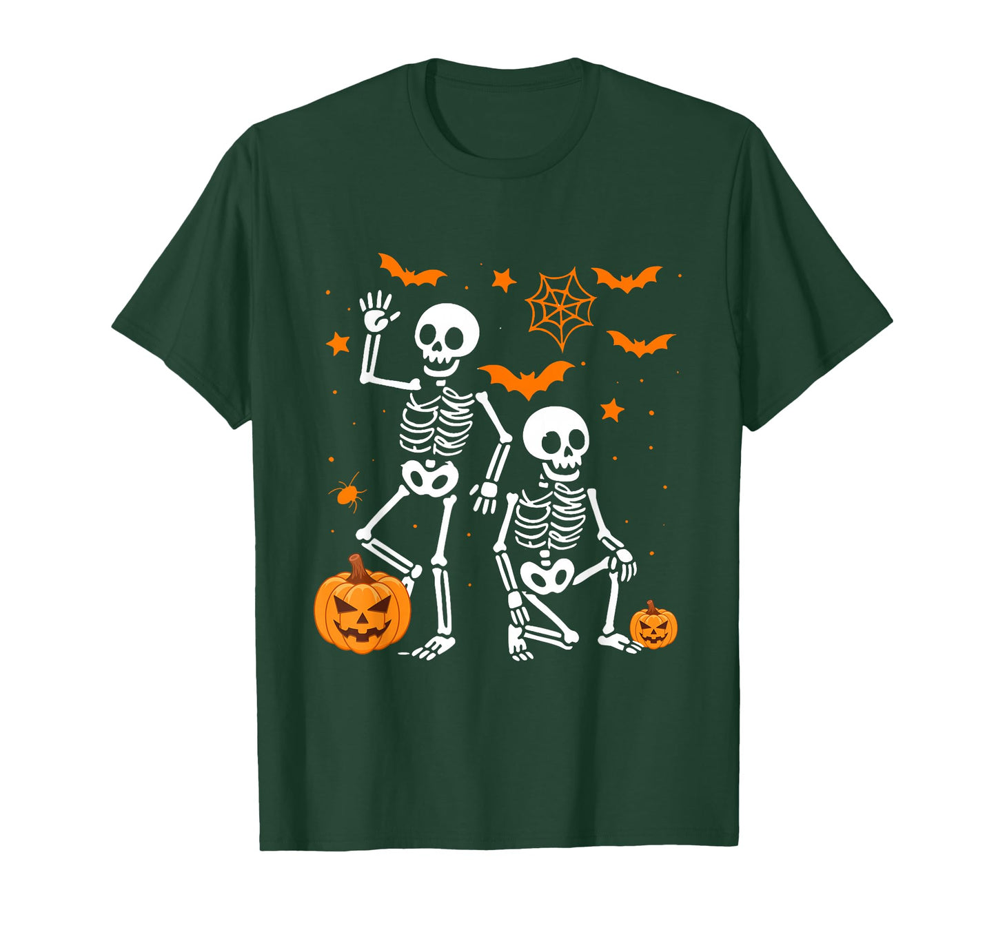 Dancing Skeletons Halloween Spooky Scary T-Shirt