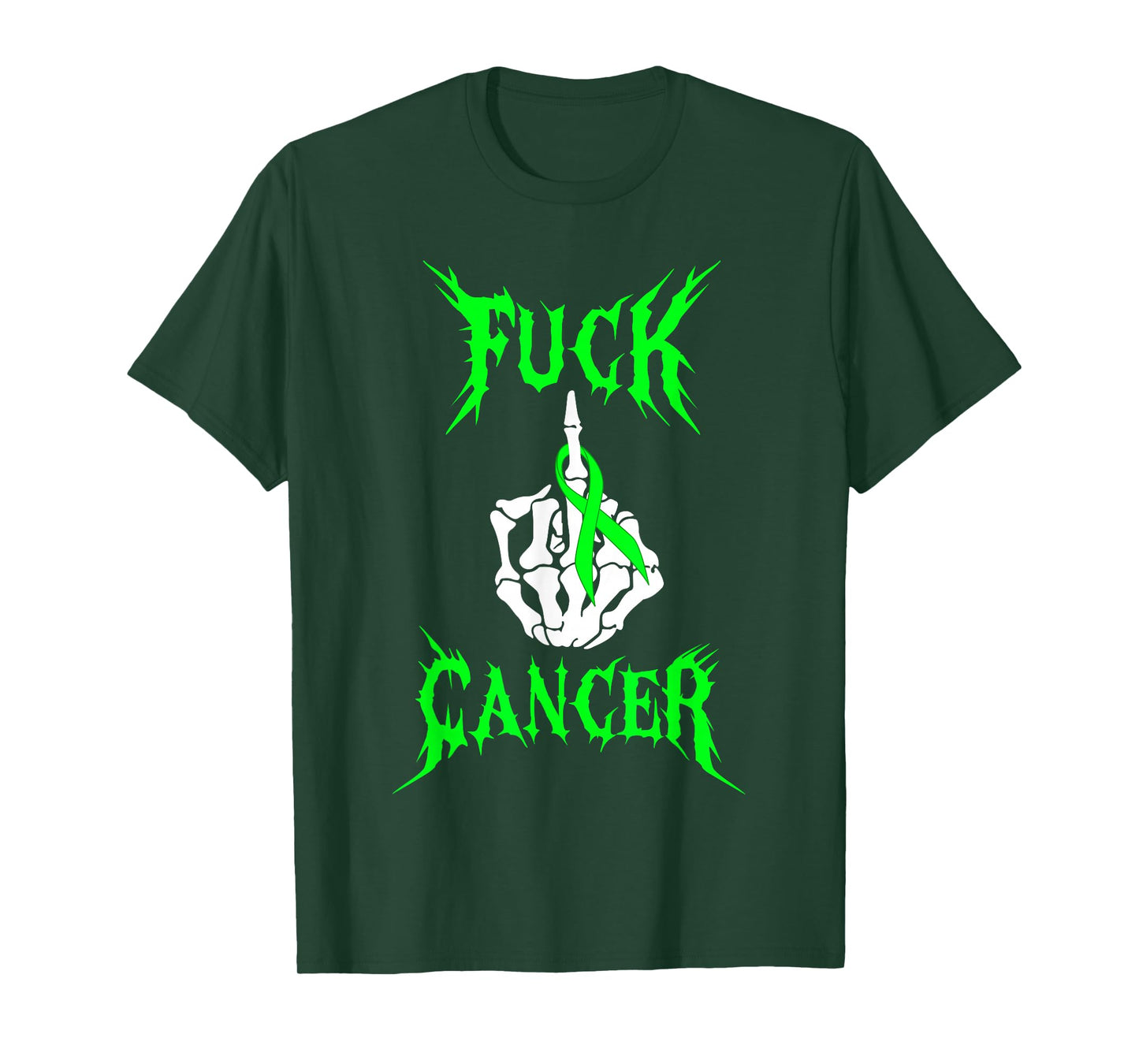 Fuck Cancer Rock Tattoos Warrior Non-Hodgkin Lymphoma Cancer T-Shirt