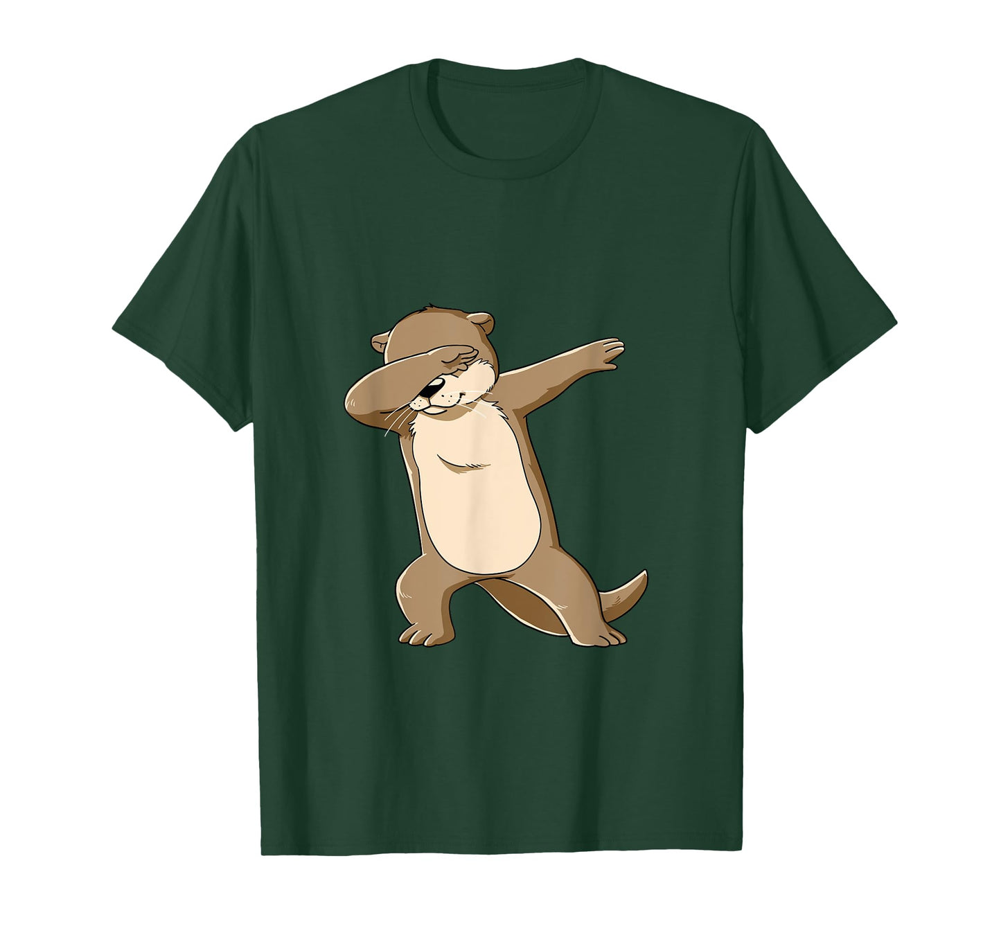 Cute Sea Otter Dancing Kids Women Mens T-Shirt