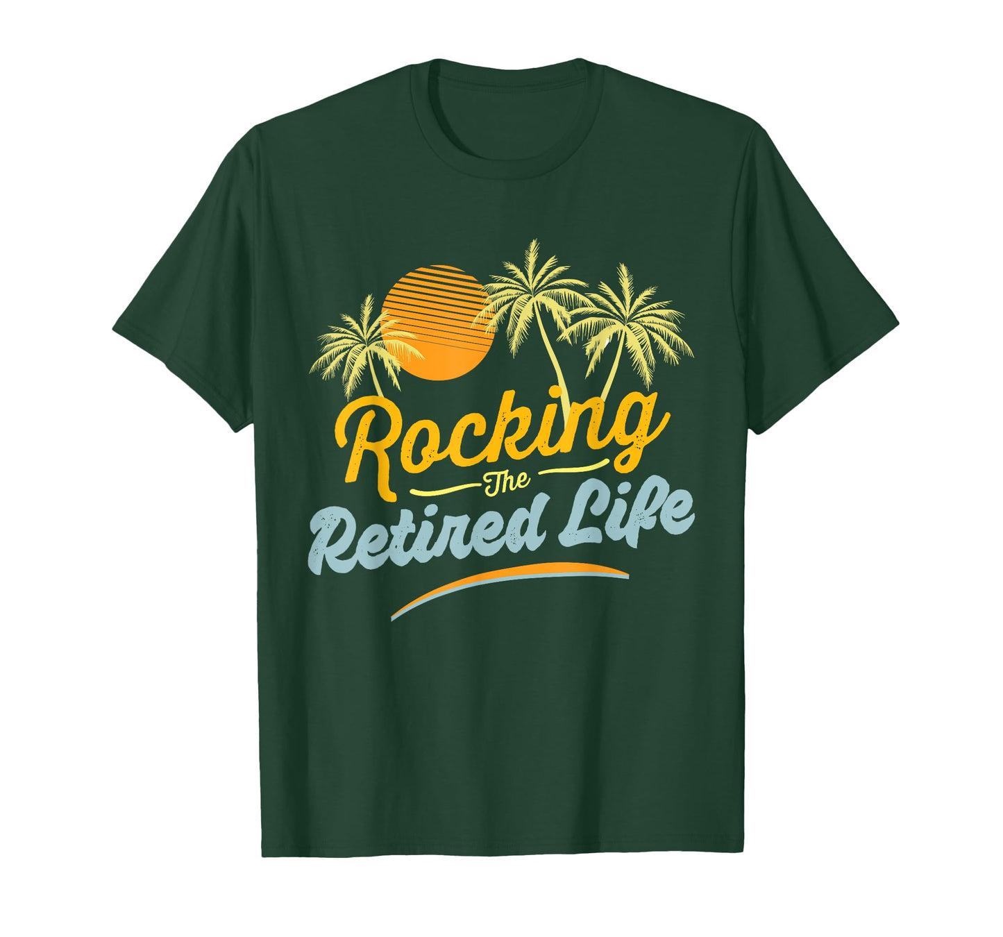 Retirement 2024 Rocking The Retired Life Funny T-Shirt