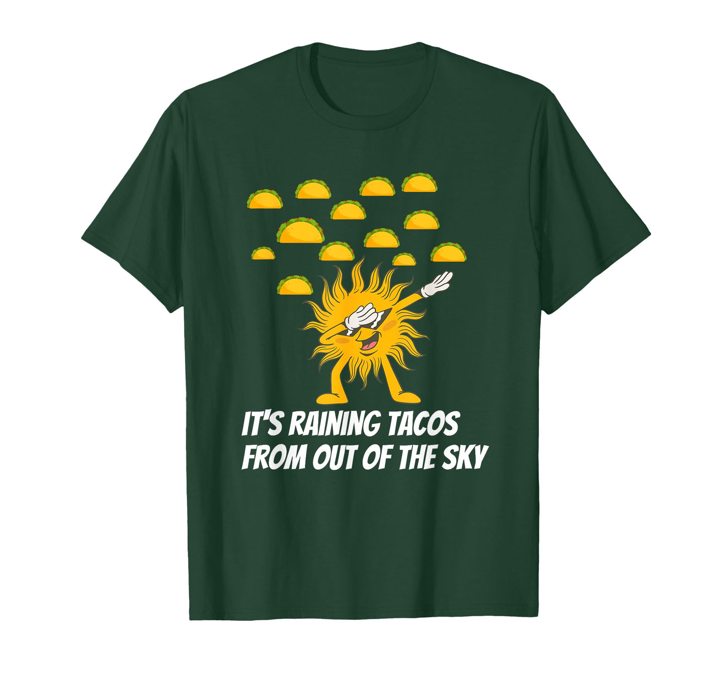 Funny kids It's Raining Tacos T-Shirt