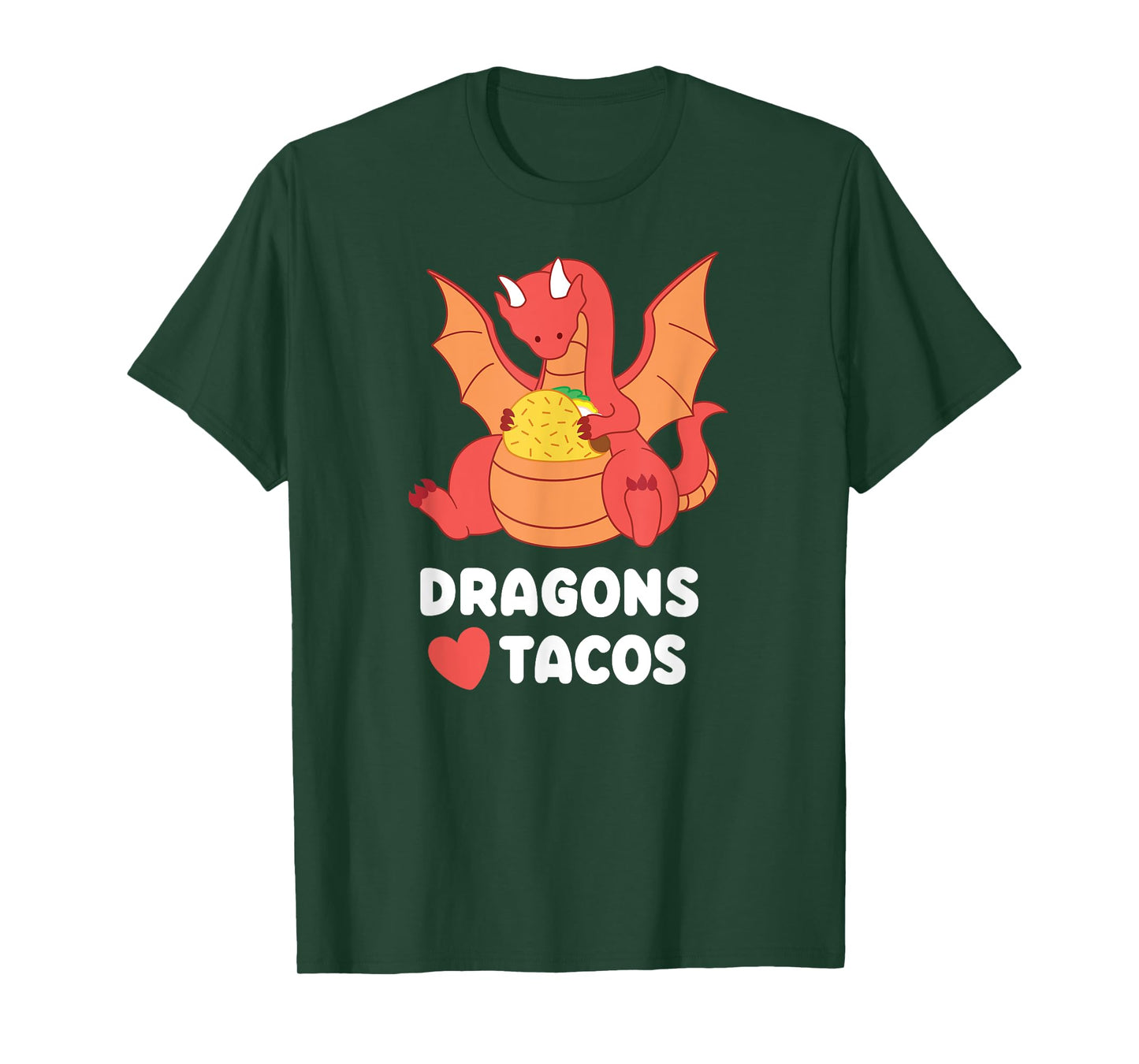 Dragons Love Tacos Shirt for Kids Girls Boys T-Shirt
