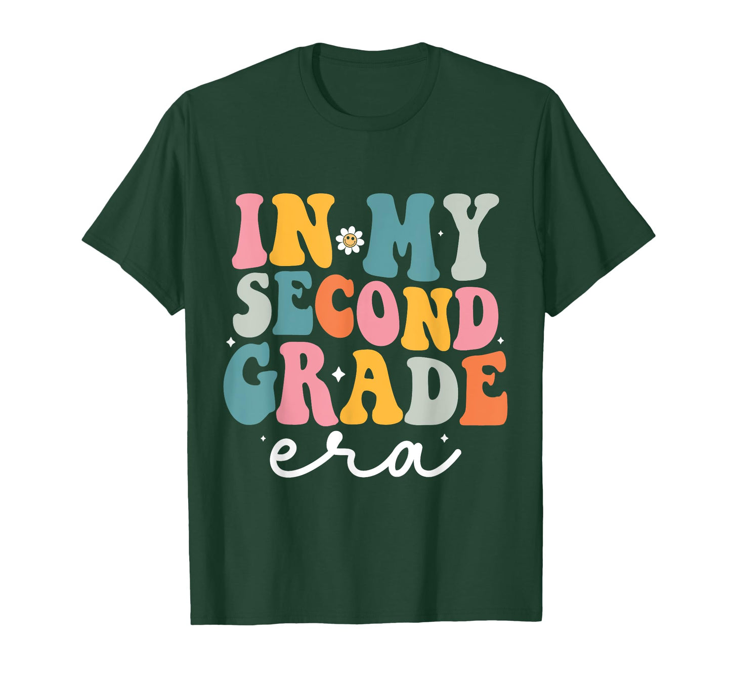 In My Second Grade Era Kid Back To School 2nd Grade Teacher T-Shirt