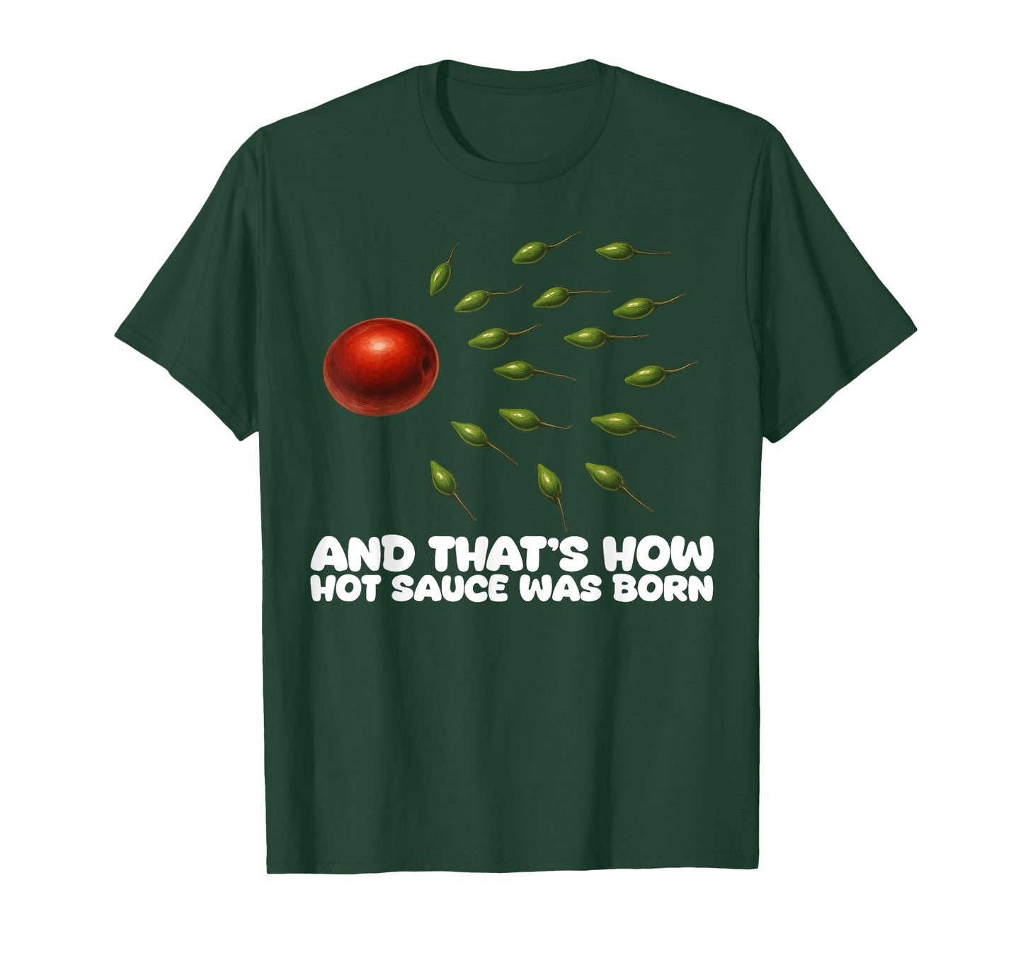 Guac How It was Born Avocado Salsa Spicy Humor T-Shirt