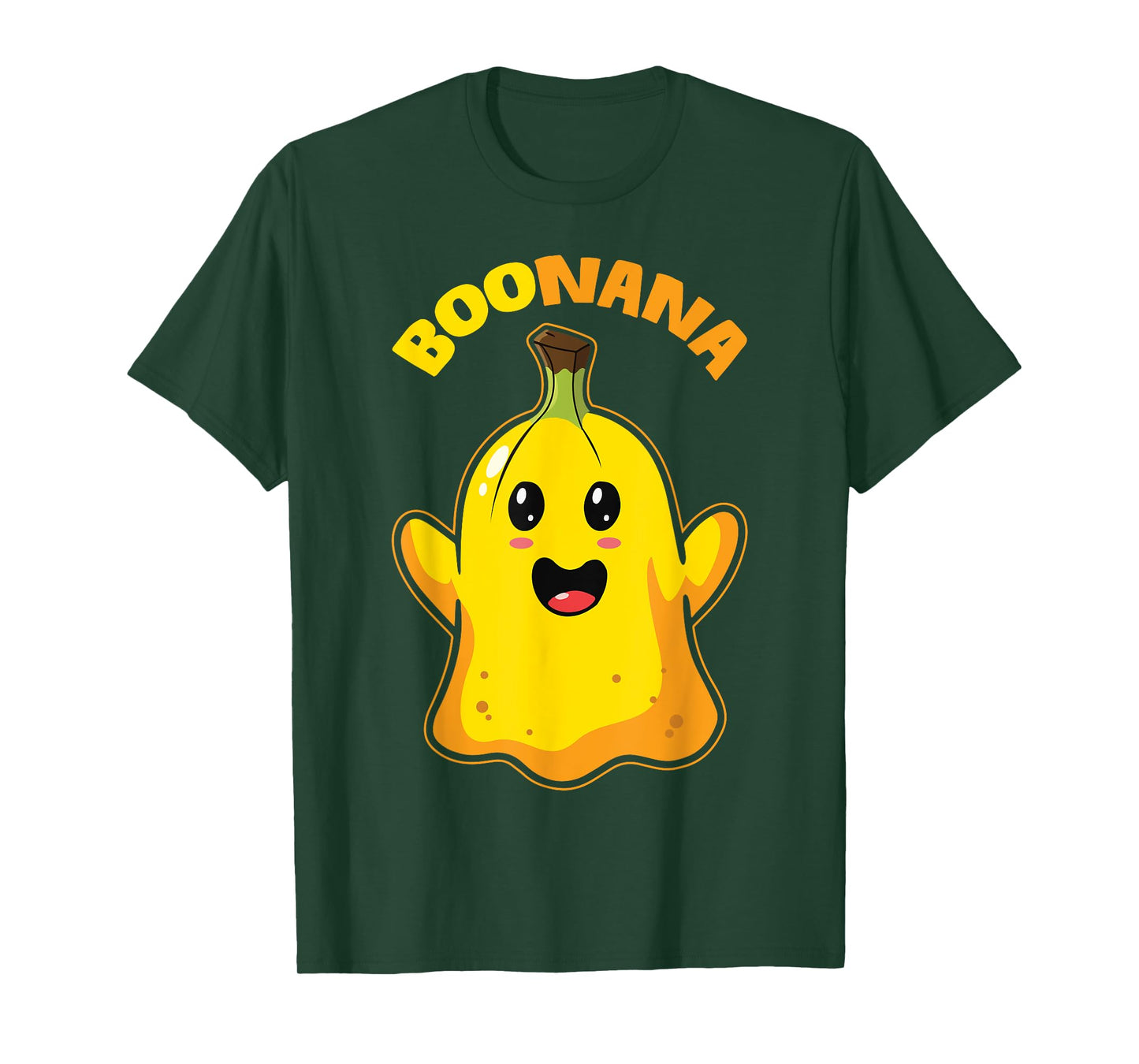 Boonana Banana Ghost Funny Halloween Ghost Banana T-Shirt