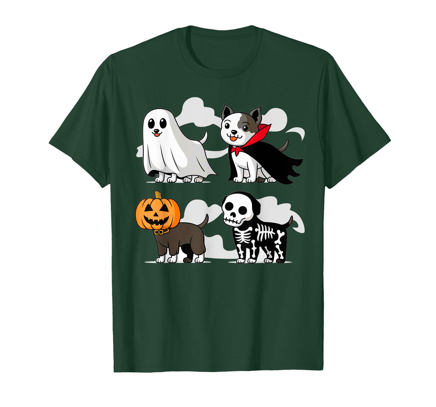 Funny Dog Lovers Halloween Costume Spooky Puppy Ghost Kids T-Shirt