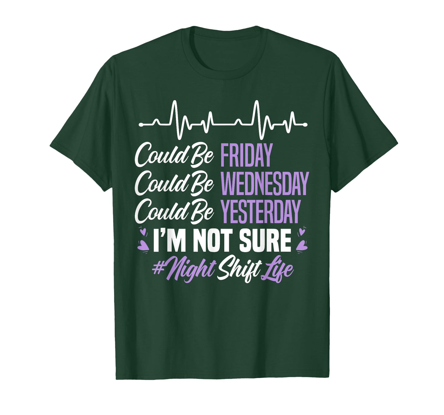 Night Shift Life Graveyard Shift Worker Employee T-Shirt