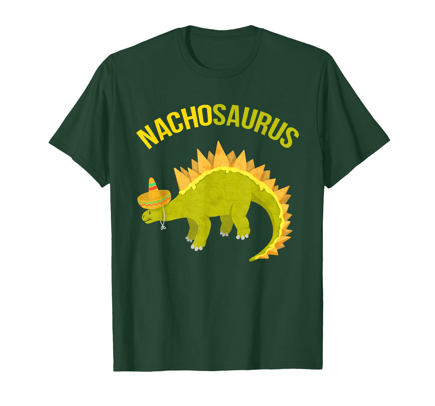 Nachosaurus Dinosaur Stegosaurus Nacho Pun Gift T Shirt T-Shirt
