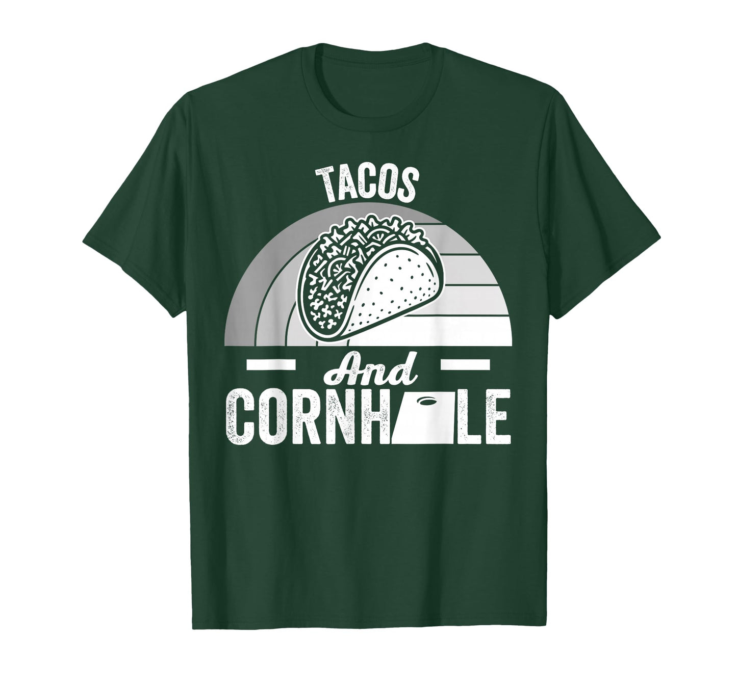 Tacos and Cornhole Game Humor T-Shirt