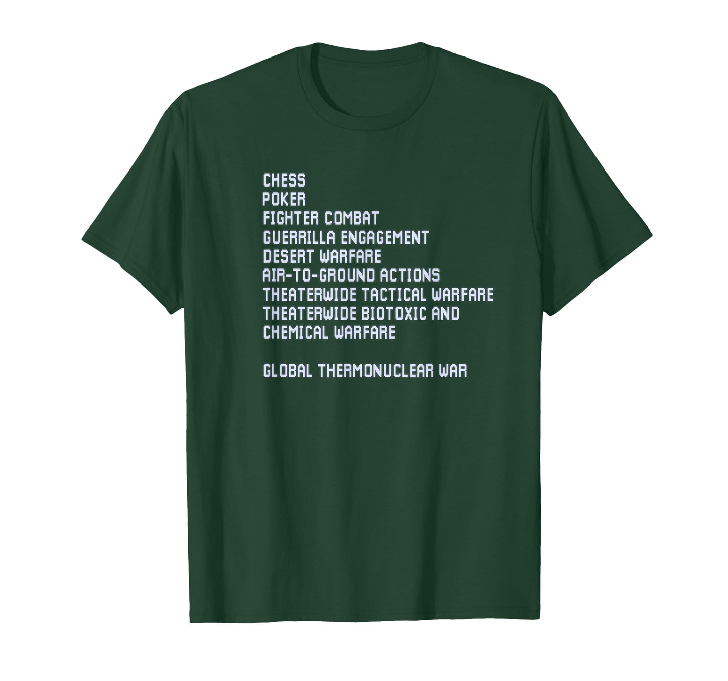 War Games Joshua WOPR Game Classic 80s Mens Womens Graphic T-Shirt