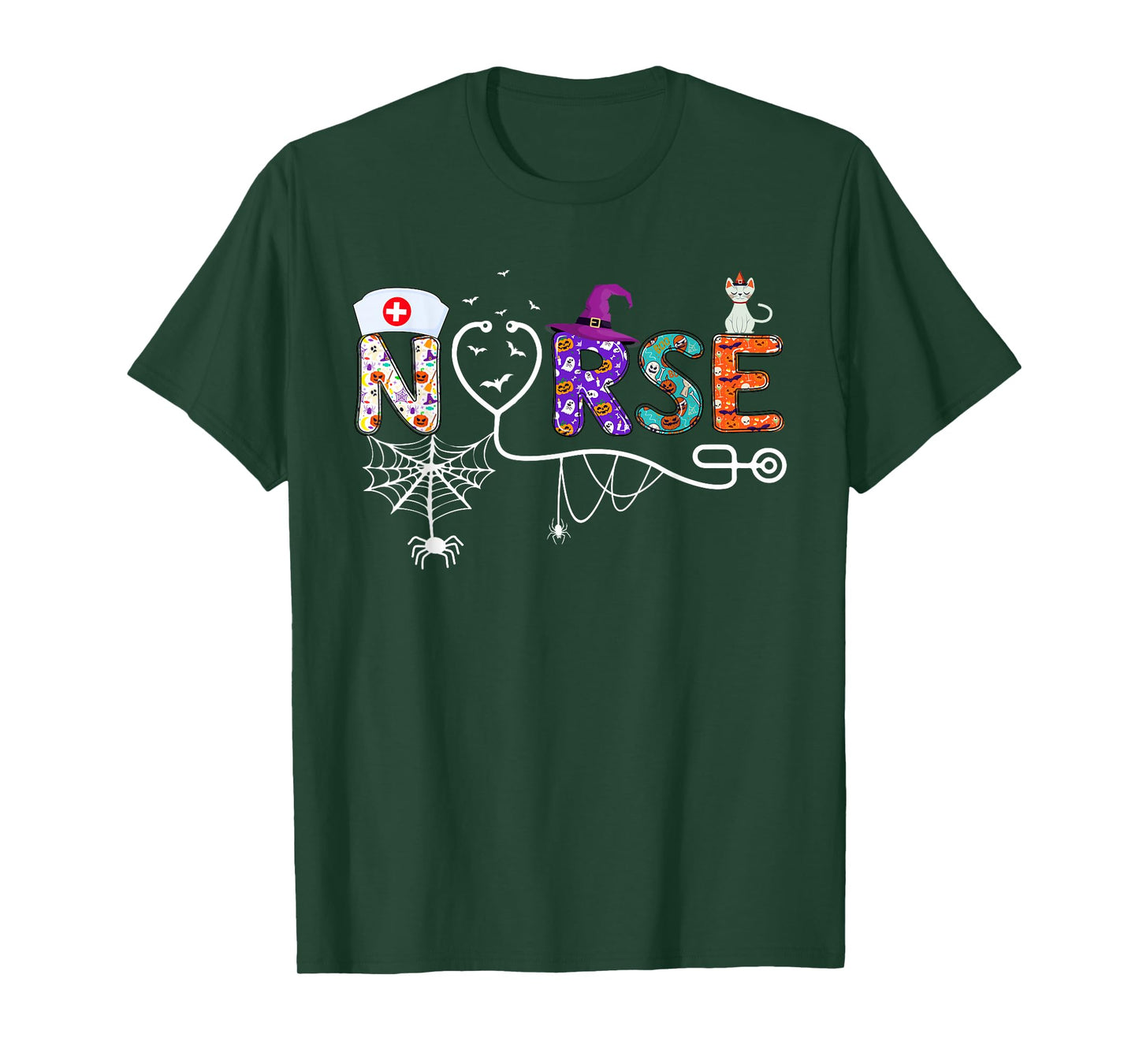 Nurse Halloween Costume Nursing Scrub Top Men Women T-Shirt