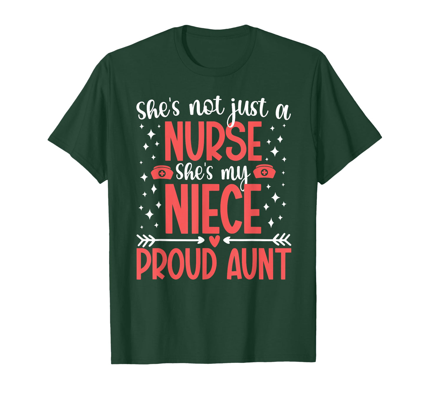 Proud Aunt Of A Nurse Auntie Nurse Aunt T-Shirt