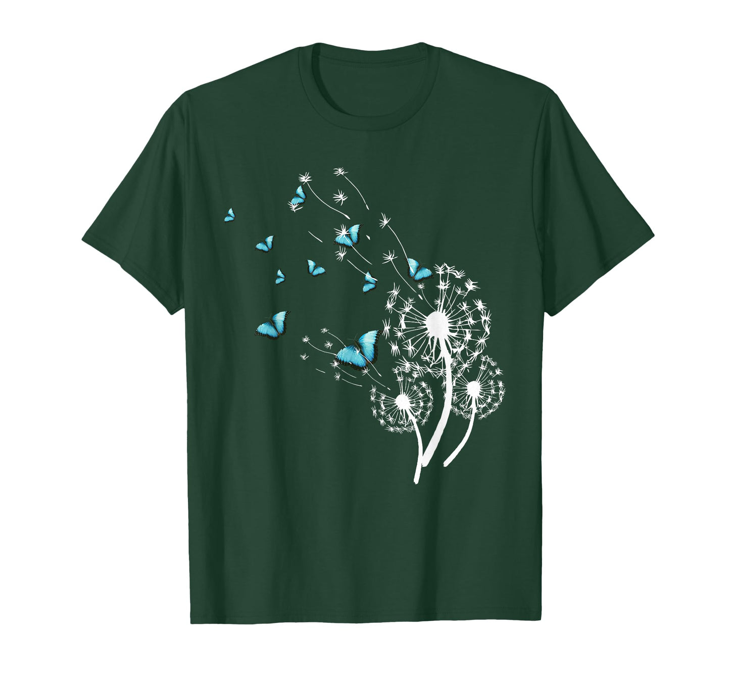 Dandelion and butterfly design for women dandelion T-Shirt